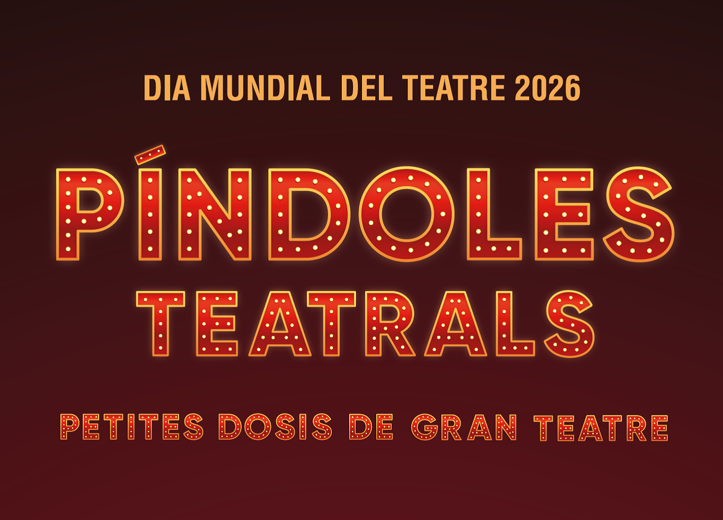 Dia Mundial del Teatre 2026