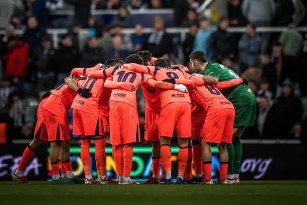 El primer equip de futbol del FC Barcelona. FOTO: @fcbarcelona