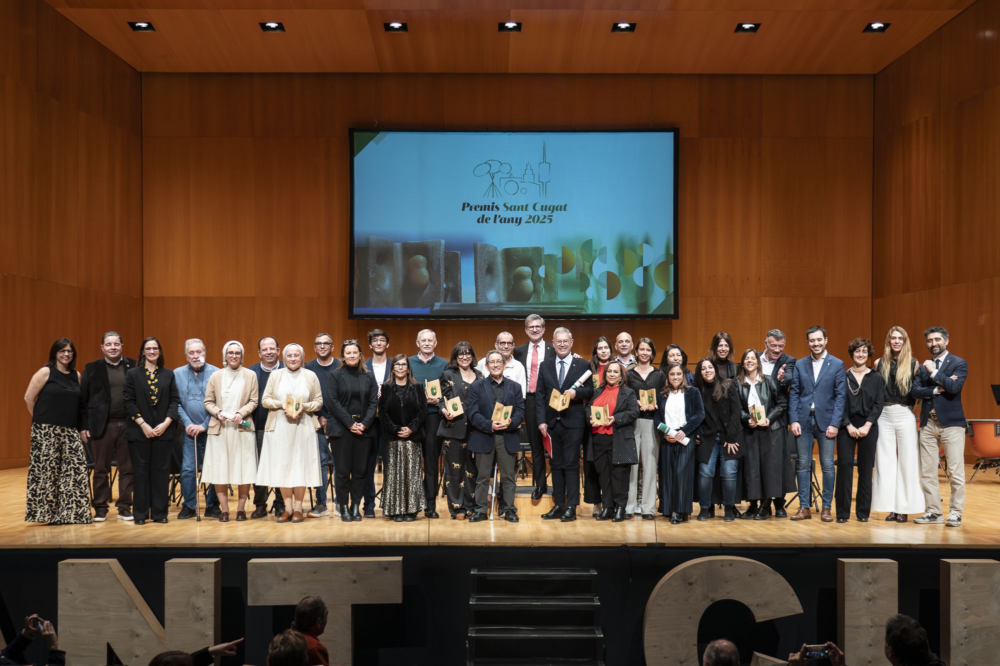 Premis Sant Cugat de l'any 2025. FOTO: Mireia Comas (TOT Sant Cugat)