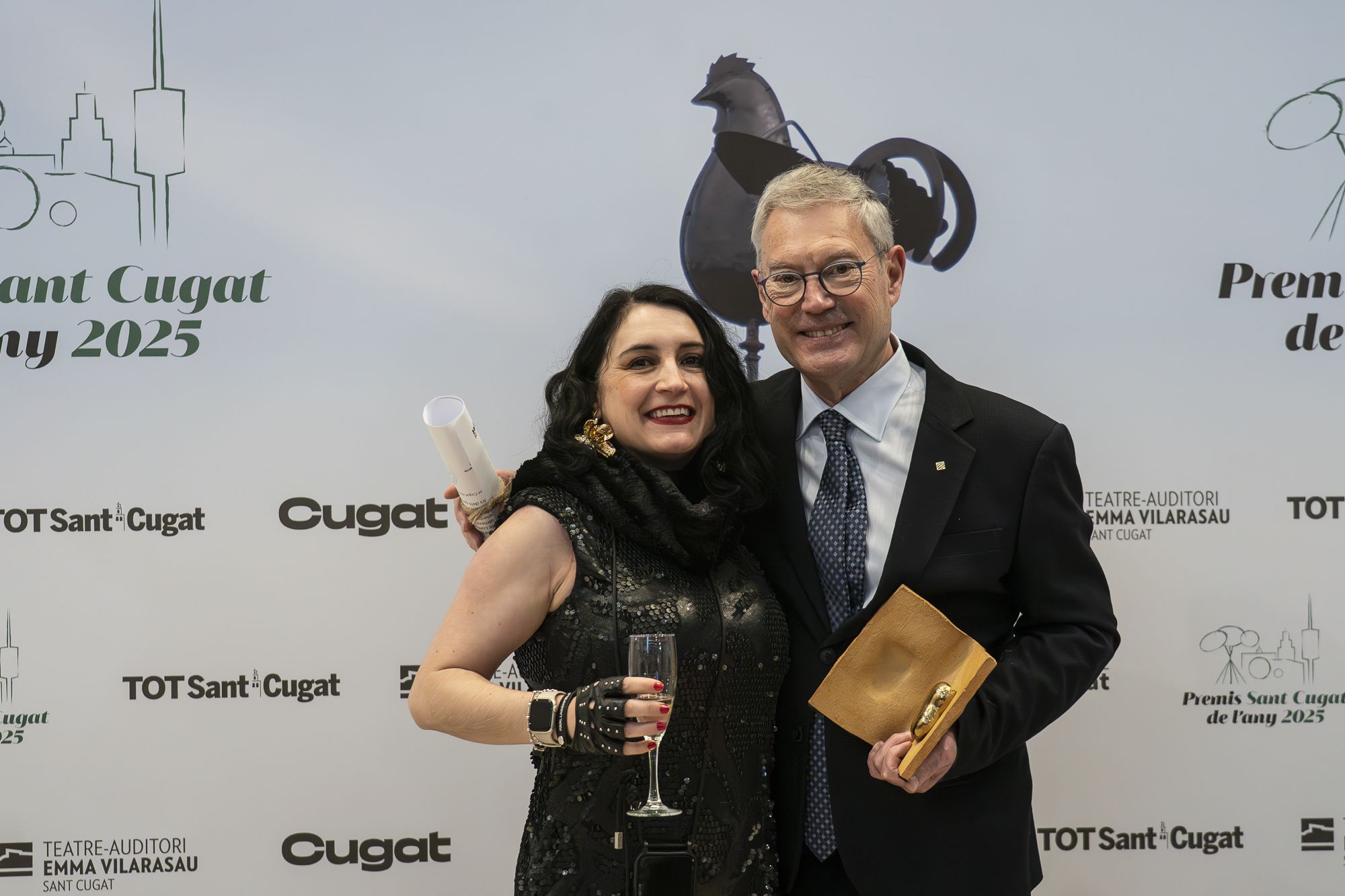 Premis Sant Cugat de l'any 2025. FOTO: Mireia Comas (TOT Sant Cugat)