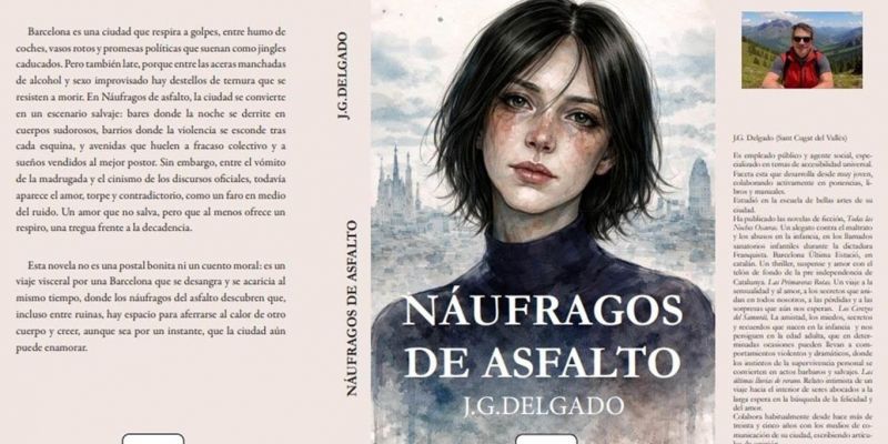 Portada Náufragos de Asfalto J. G. Delgado. FOTO: Cedida