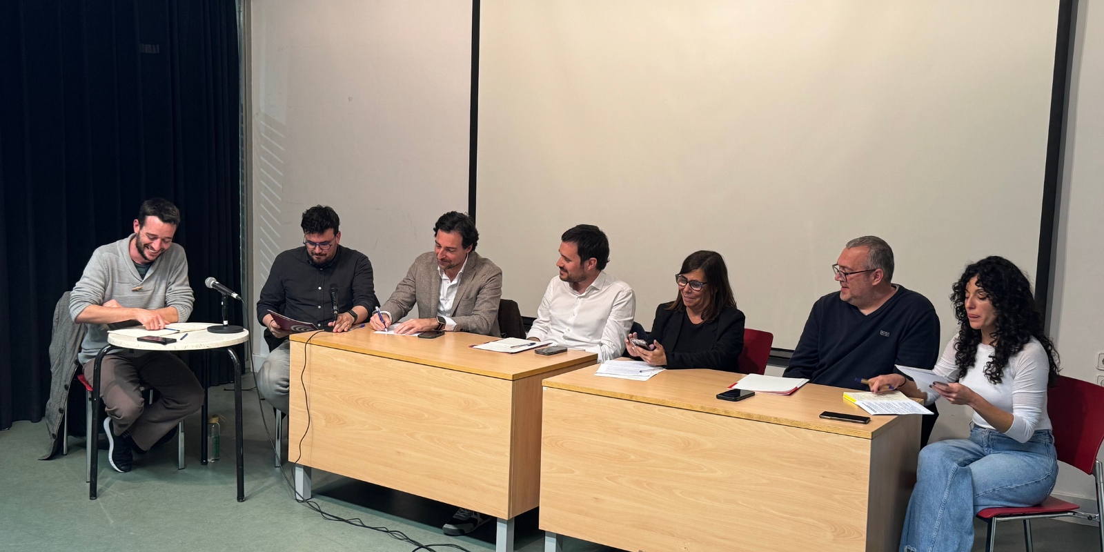 Debat polític sobre mobilitat. FOTO: TOT Sant Cugat