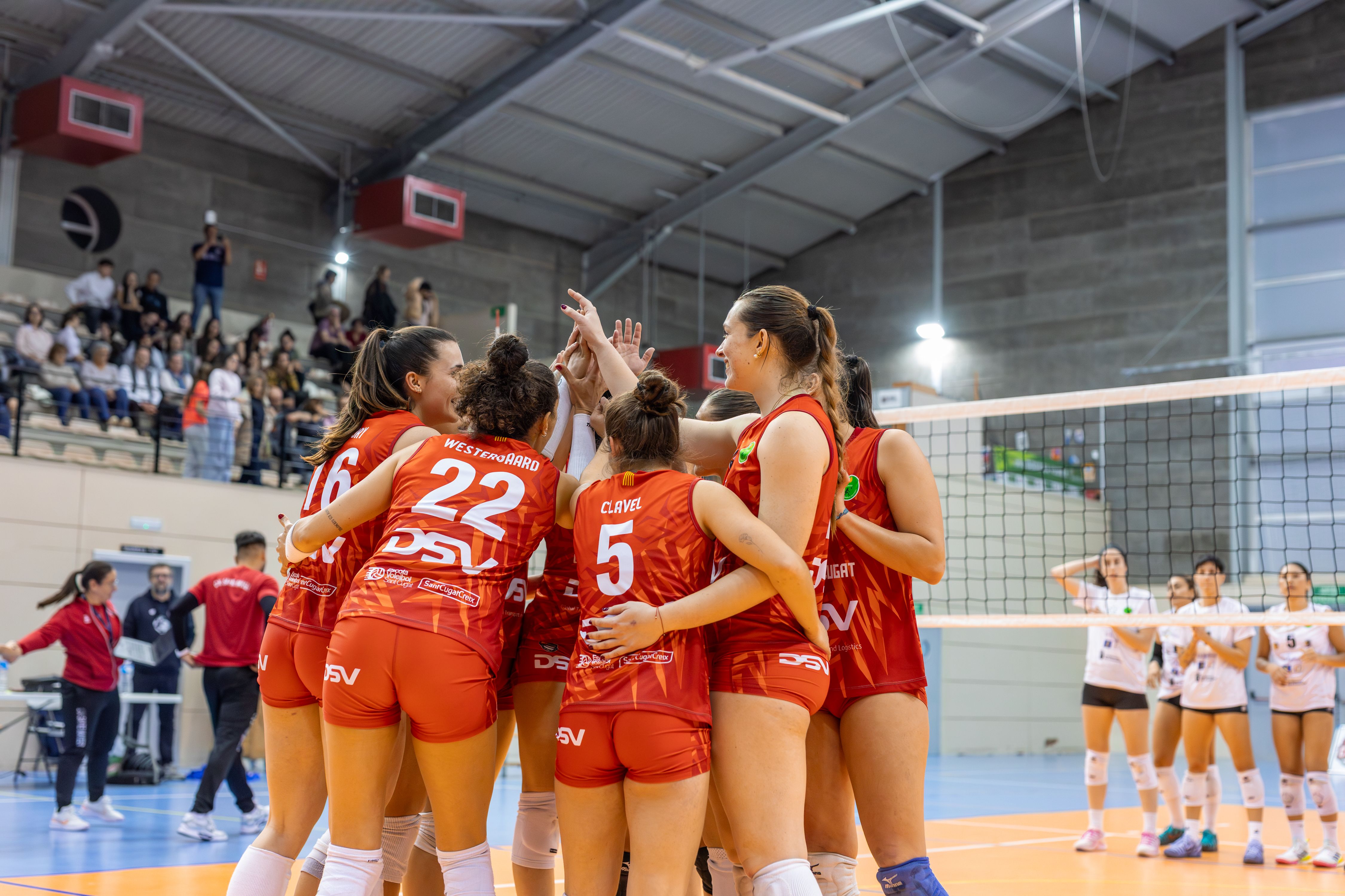 El DSV Club Voleibol Sant Cugat va finalitzar la lliga regular en la 7a posició. FOTO: Cedida