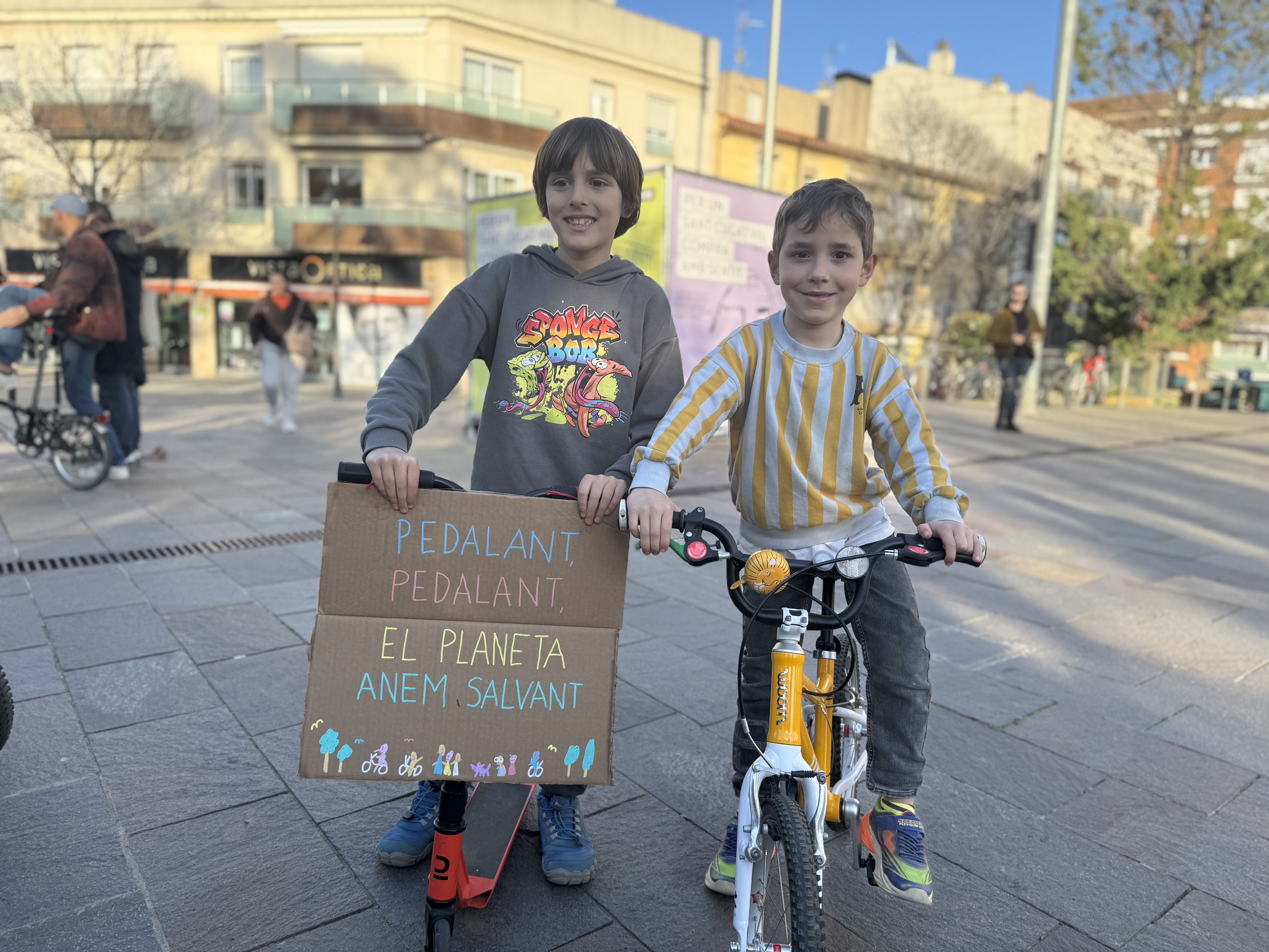 Pedalada reivindicativa. FOTO: TOT Sant Cugat