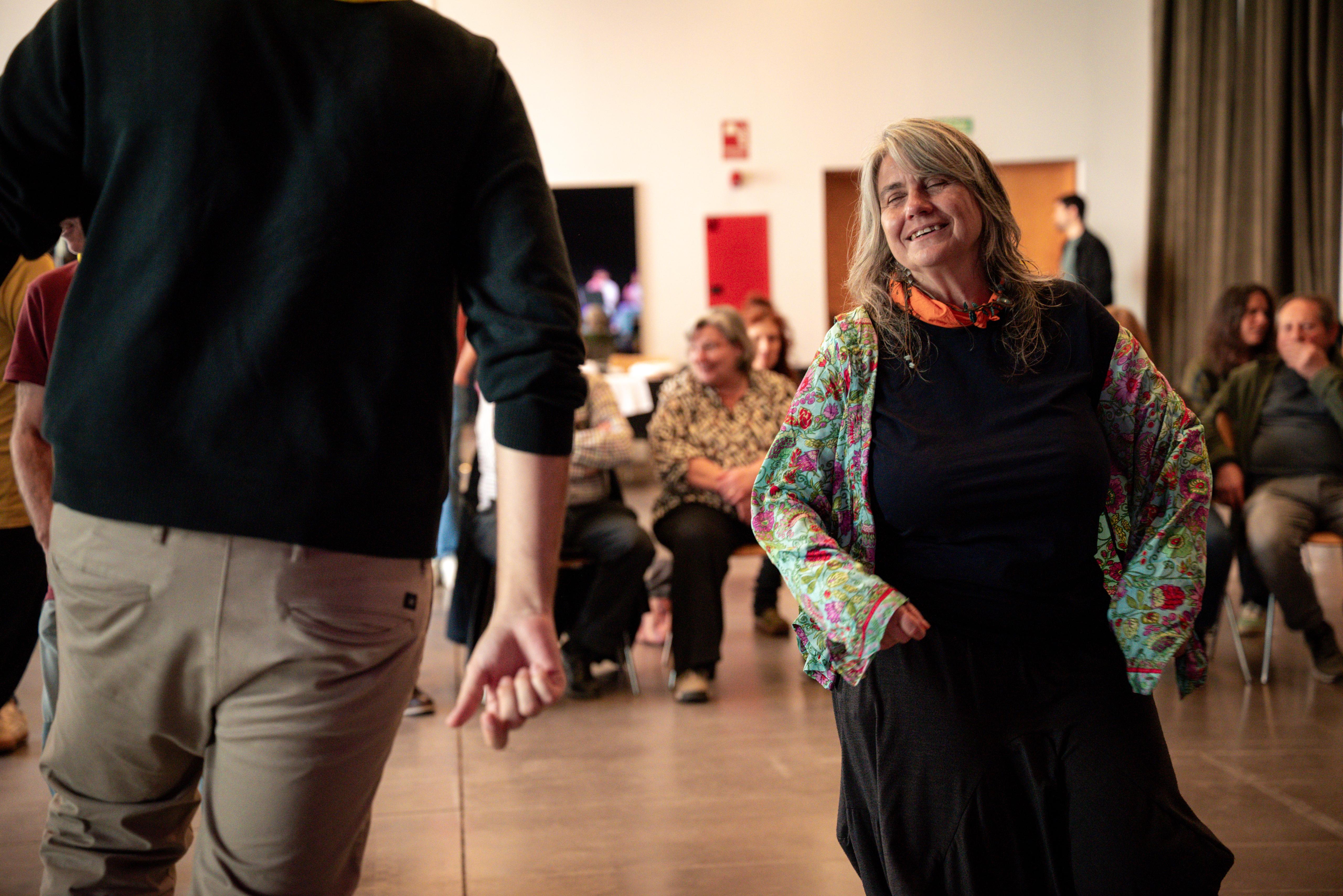Ball amb els grallers de l'Escola de Música Tradicional de Sant Cugat. FOTO: Ajuntament