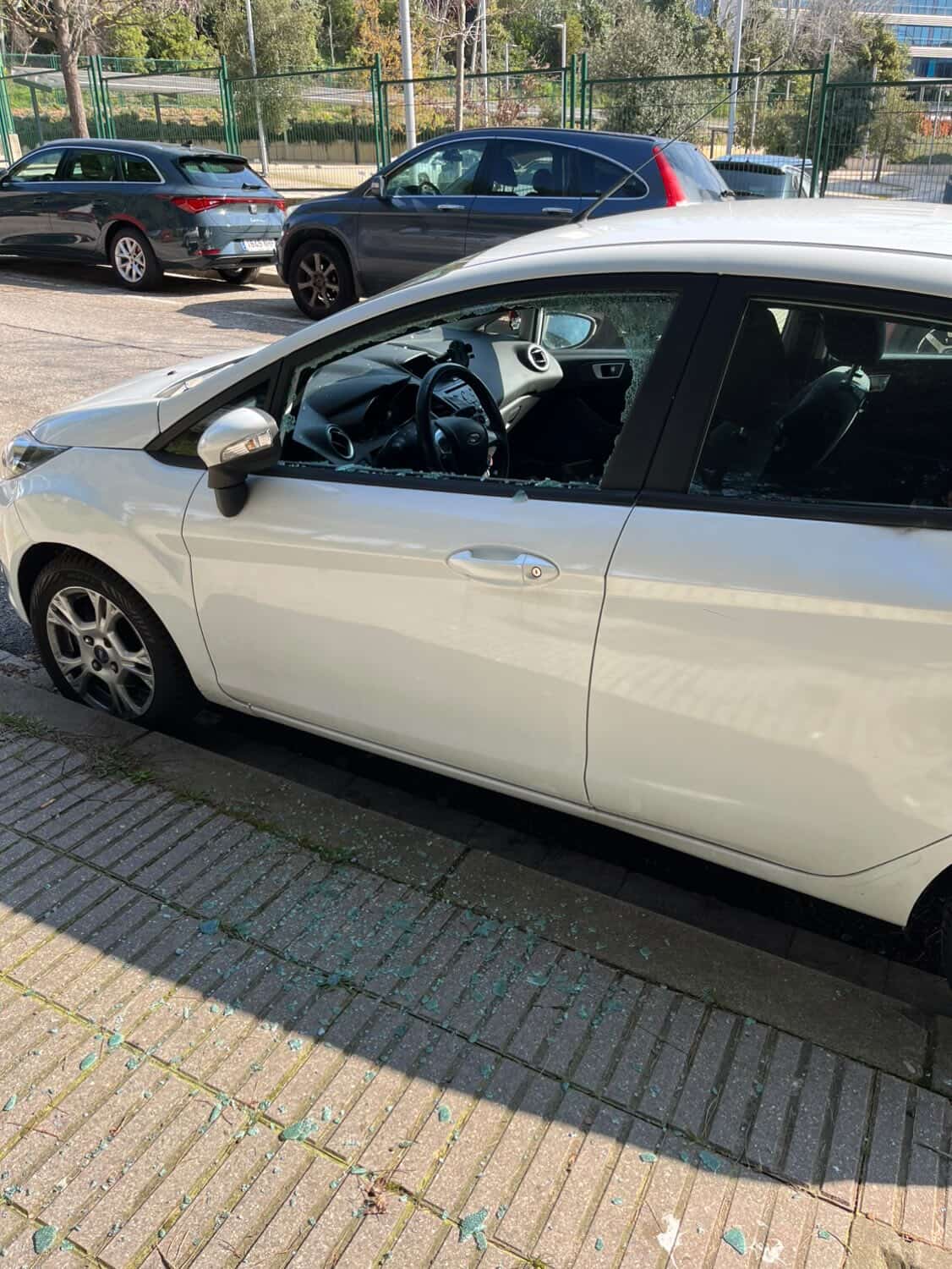 Un dels vehicles afectat FOTO. Cedida 