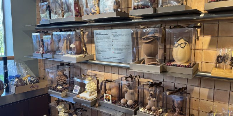 La Pasqua al Dolç Par Yann Duytsche de Sant Cugat, on l'ou és el protagonista. FOTO: Elvira Gallardo (TOT Sant Cugat)