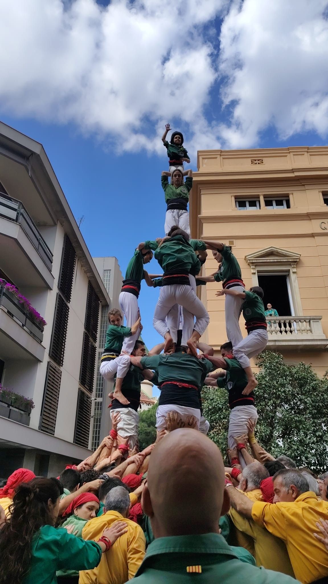 Castellers de Sant Cugat FOTO: Cedida