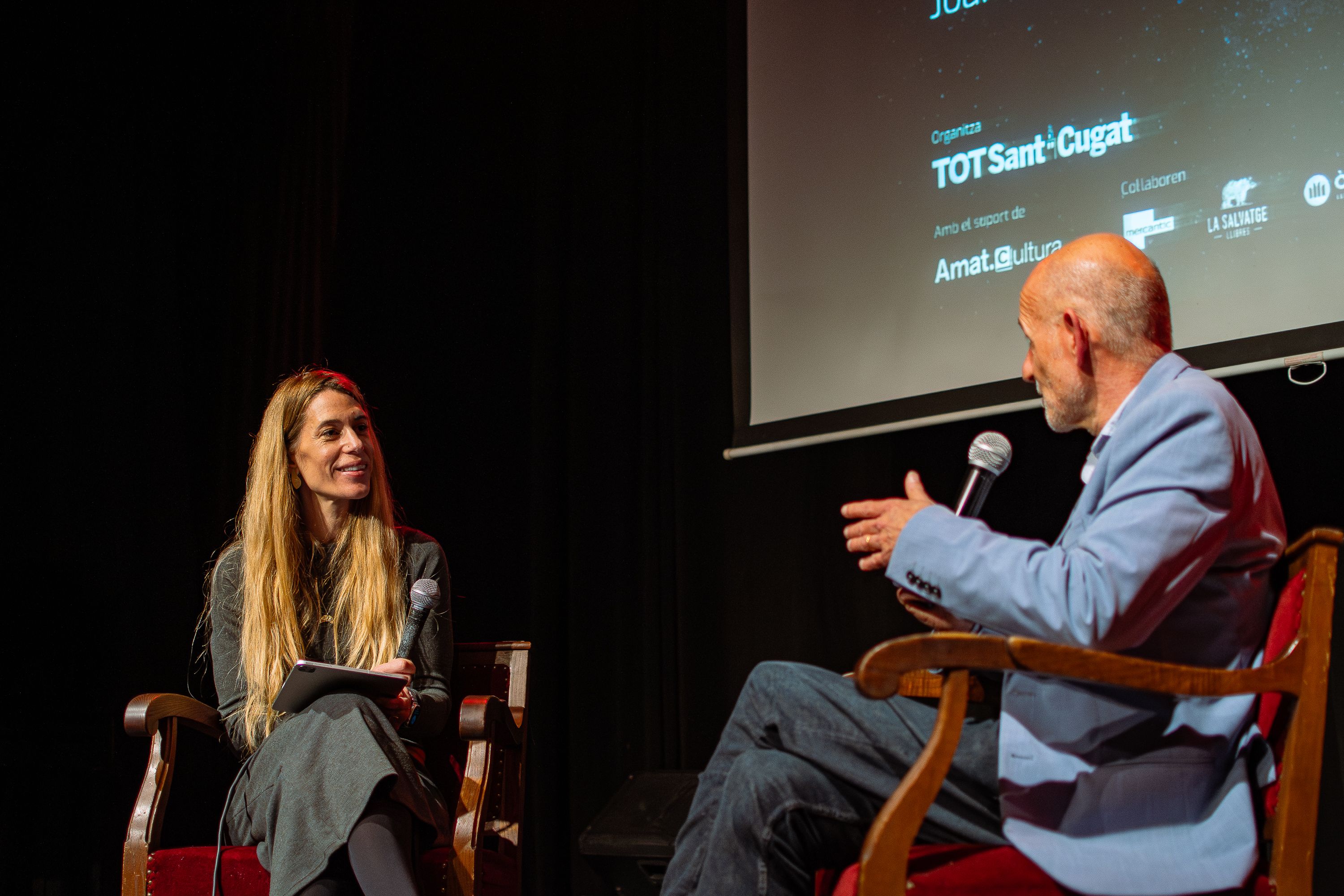 Presentació del llibre 'L'eclipsi del segle' de Joan Antón Català. FOTO: Pol Rodríguez (TOT Sant Cugat)
