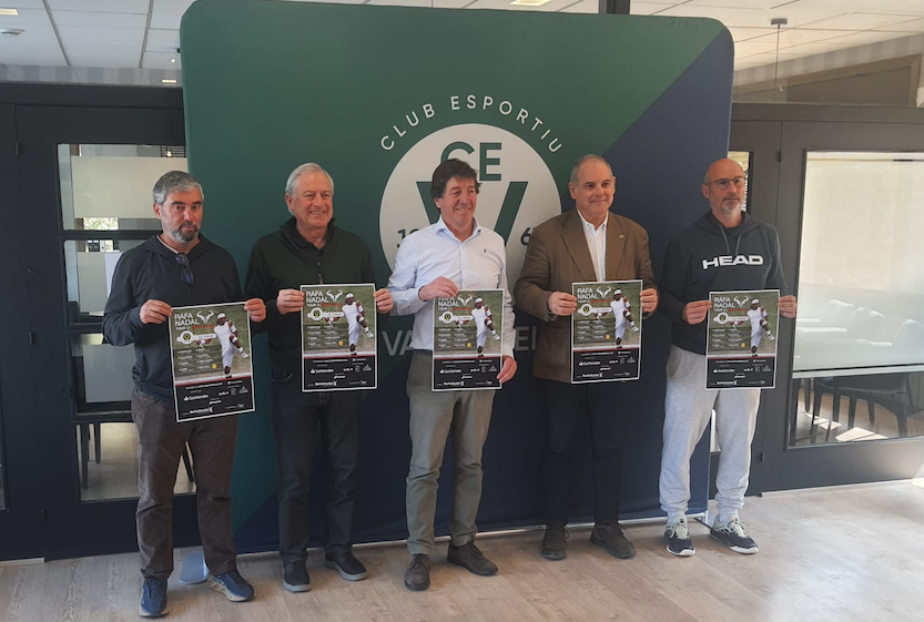 Presentació d'una nova prova al Rafa Nadal Tour al Club Esportiu Valldoreix. FOTO: Cedida