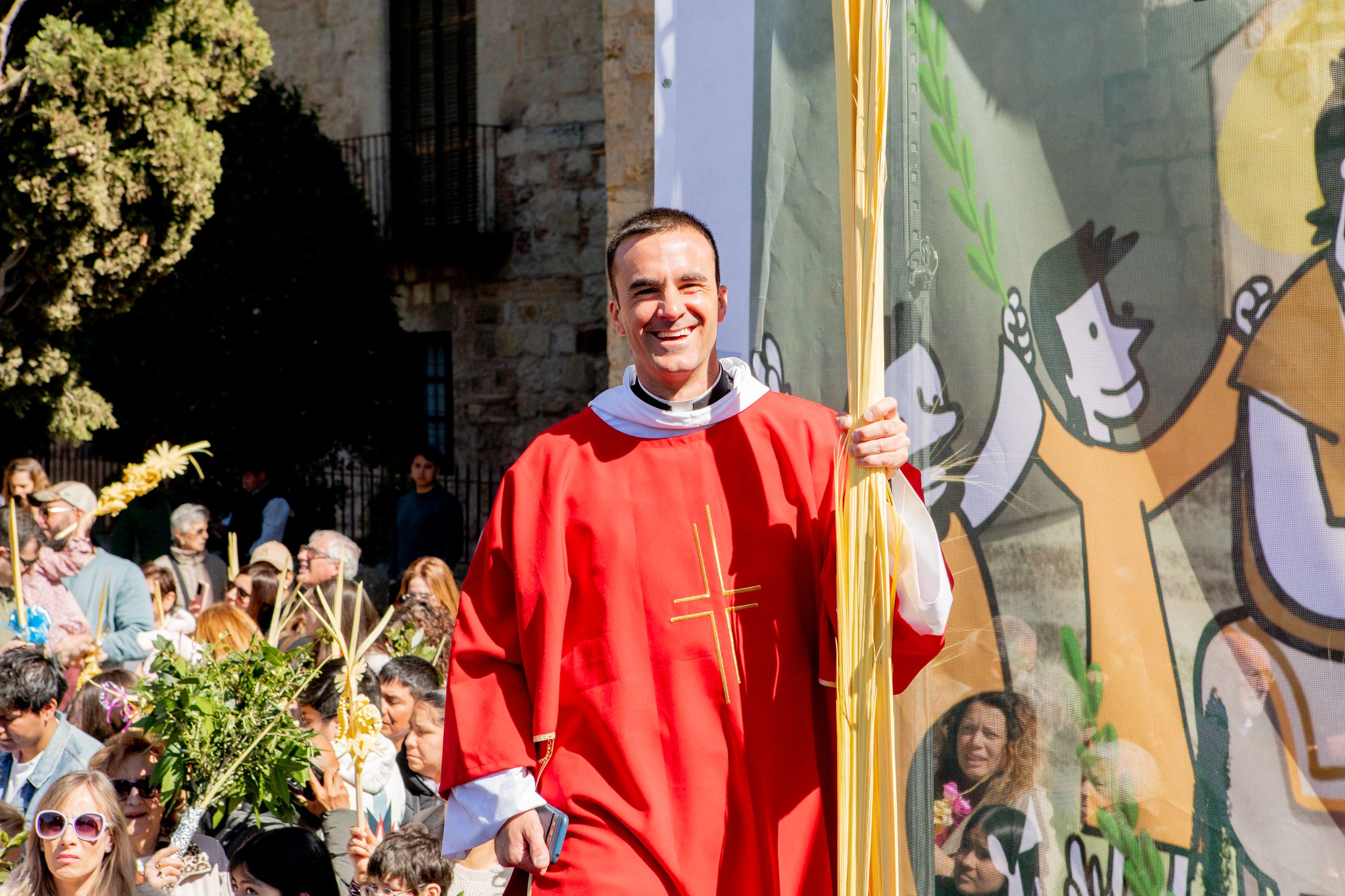 Sant Cugat s'omple de gom a gom per celebrar el Diumenge de Rams. Joana Arribas (TOT Sant Cugat)