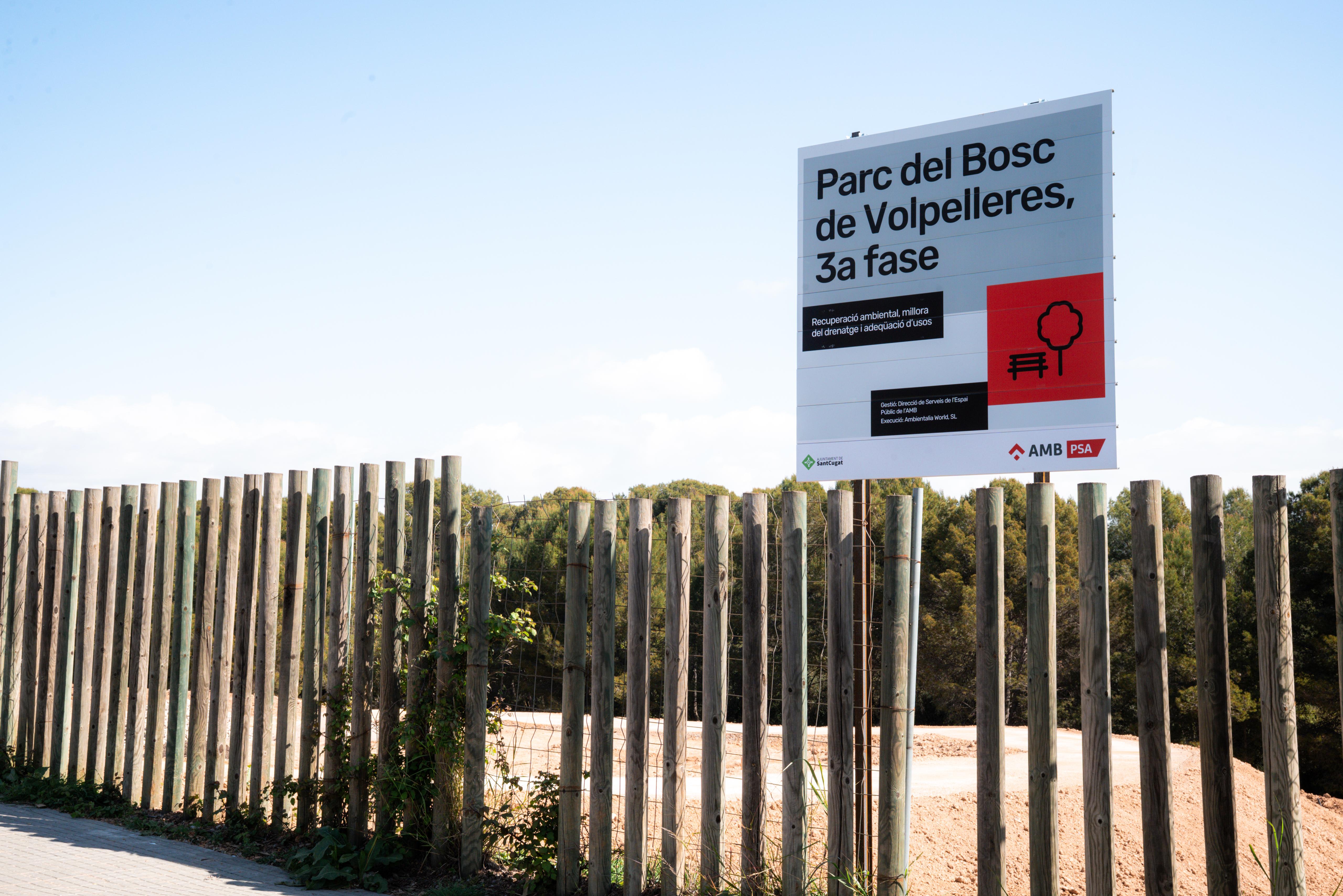 Comencen els treballs per renaturalitzar part del bosc de Volpelleres. FOTO: Ajuntament