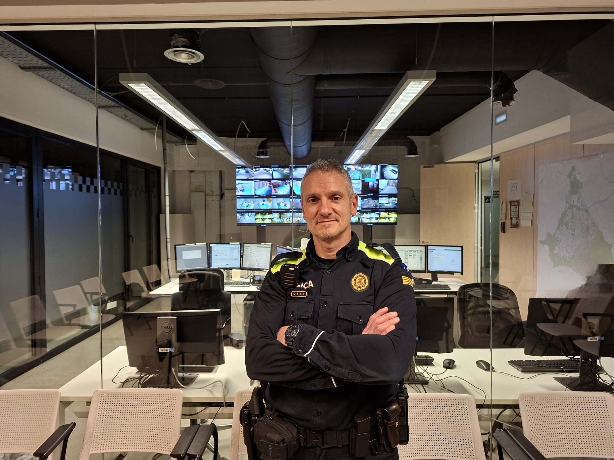 Víctor Pérez, agent de Policia Local de Sant Cugat. FOTO: TOT Sant Cugat