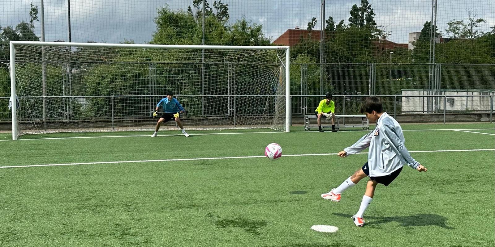 Una edició anterior de la iniciativa Marca li un Gol al Alzheimer!. FOTO: TOT Sant Cugat
