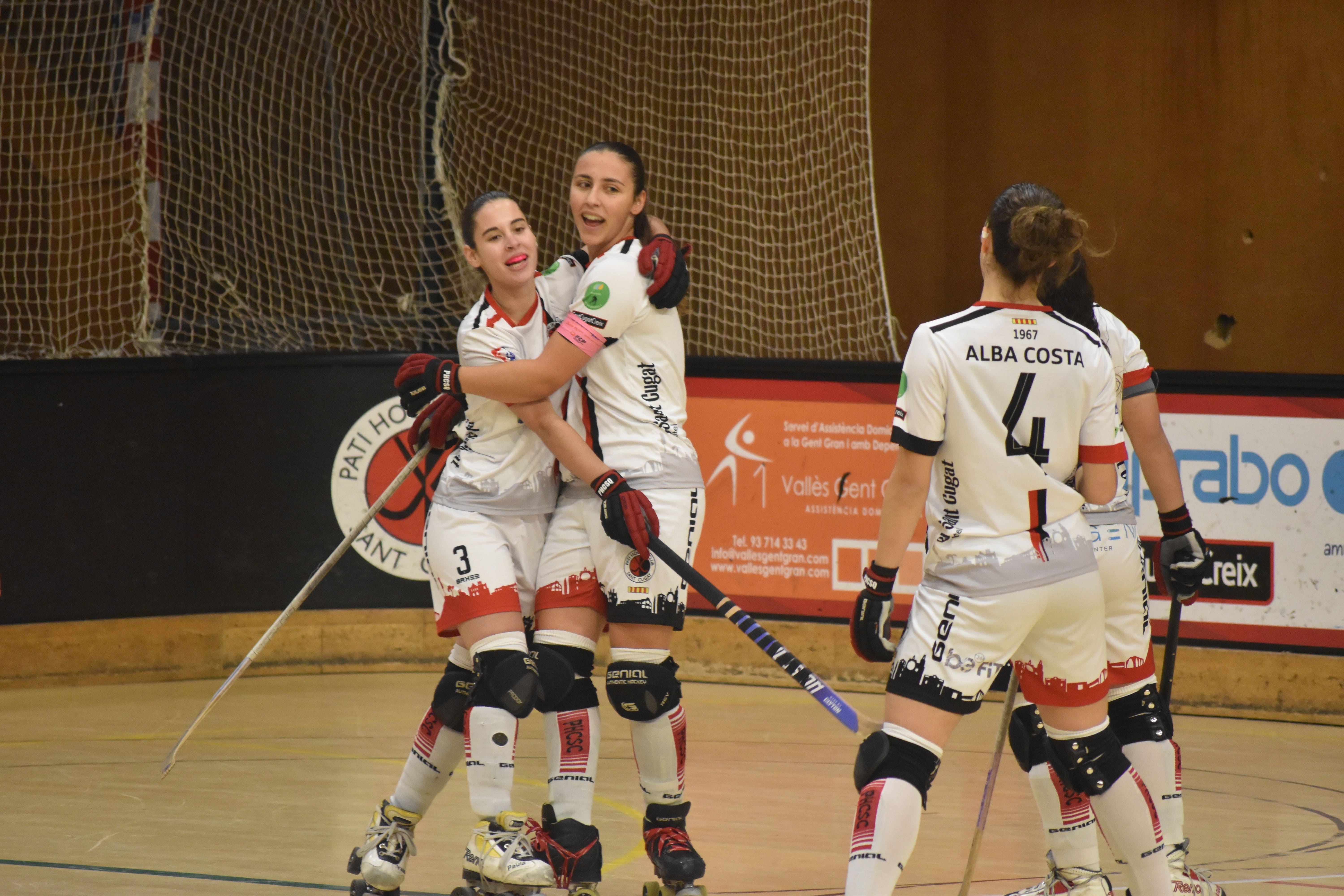 El Patí Hoquei Club Sant Cugat cau per la mínima i diu adeu al somni europeu. FOTO: LLuna Fabregat