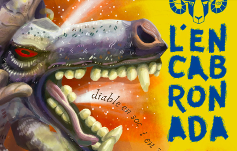 Fragment del cartell de l'Encabronada 2026