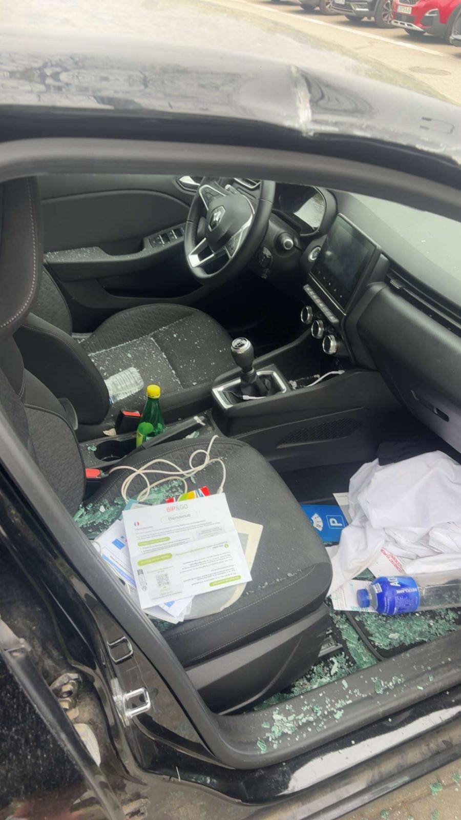 Un dels vehicles afectat. FOTO: Cedida