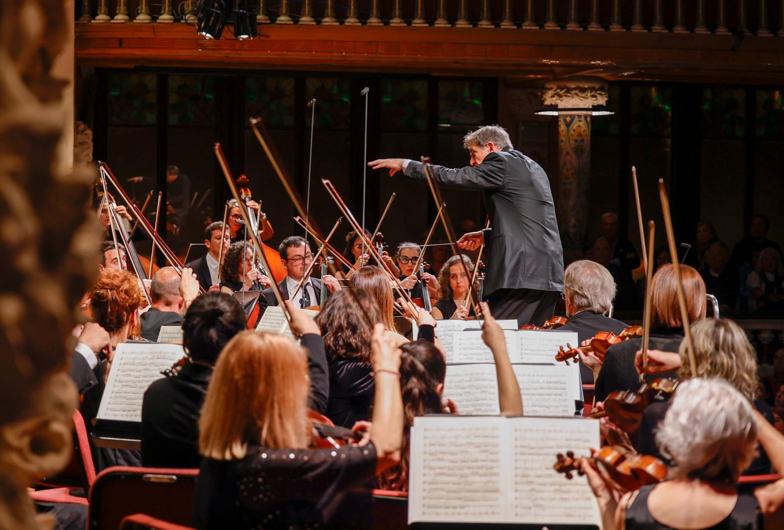 L'Orquestra Simfònica Sant Cugat commemora a Conxita Badia al Palau de la Música Catalana. FOTO: Cedida