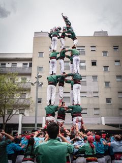 Volpelleres viu la seva tercera Diada Castellera. FOTO: Guasacs