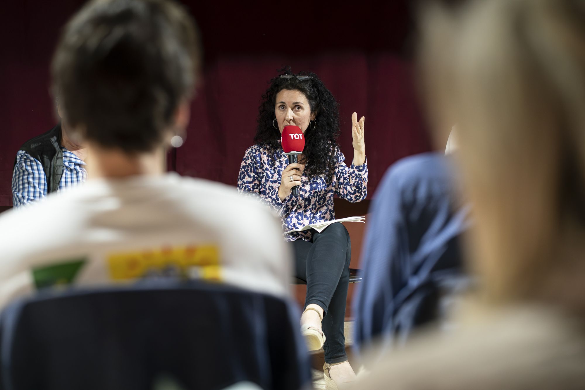 Debat a la Floresta del cicle 'Els barris al centre'. FOTO: Mireia Comas TOT Sant Cugat