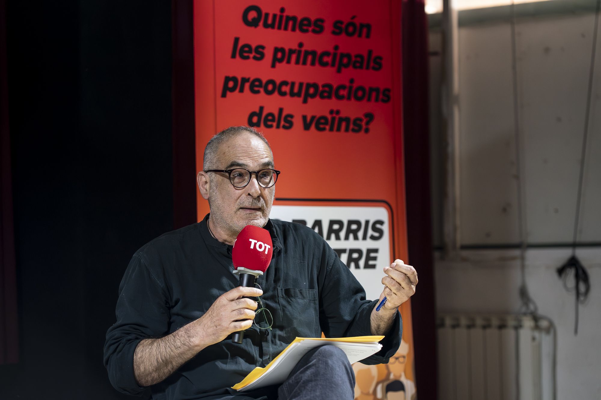Debat a la Floresta del cicle 'Els barris al centre'. FOTO: Mireia Comas TOT Sant Cugat