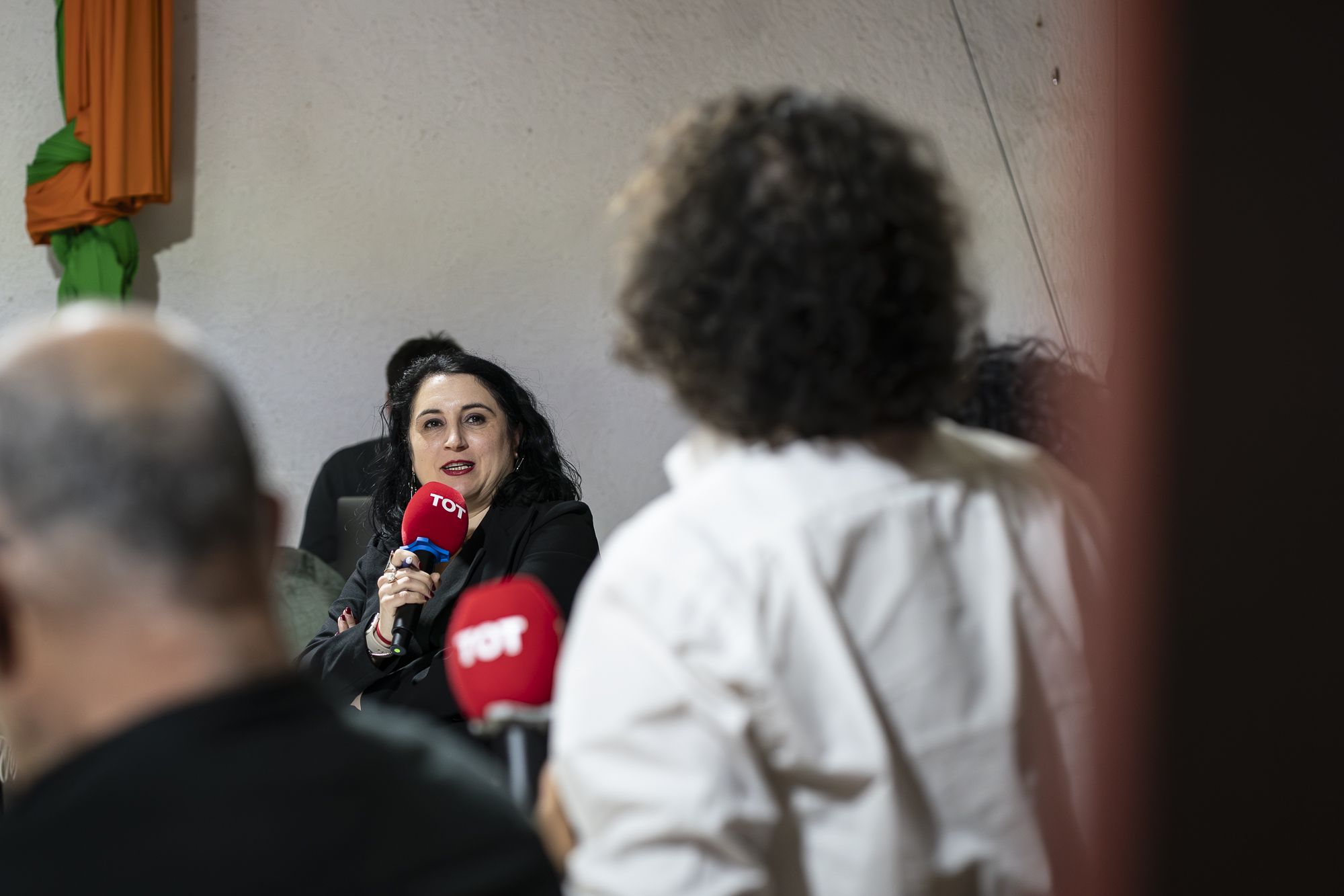 Debat a la Floresta del cicle 'Els barris al centre'. FOTO: Mireia Comas TOT Sant Cugat