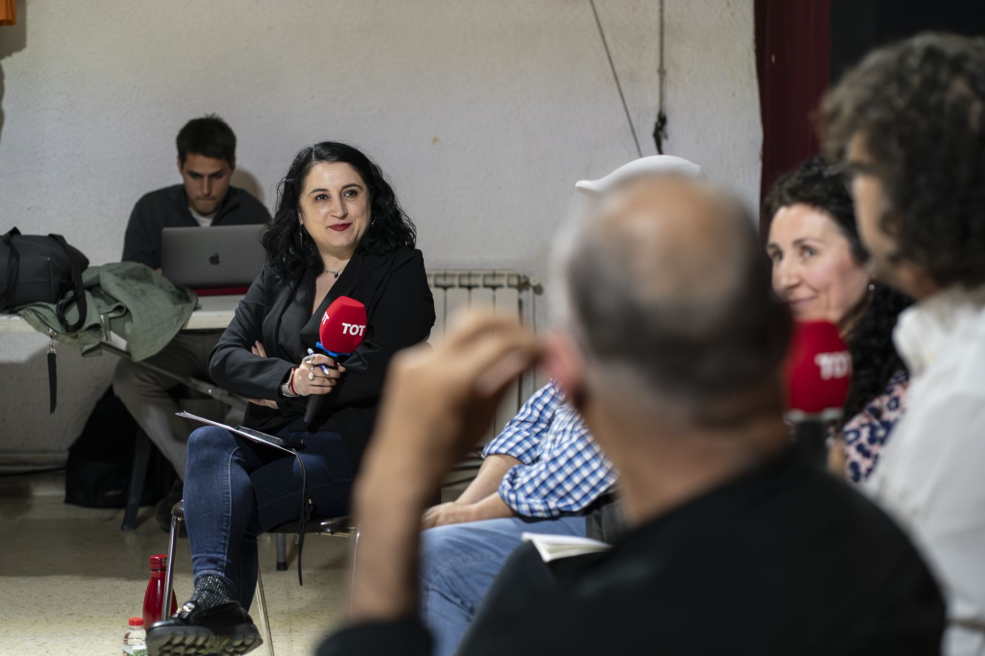 Debat a la Floresta del cicle 'Els barris al centre'. FOTO: Mireia Comas TOT Sant Cugat