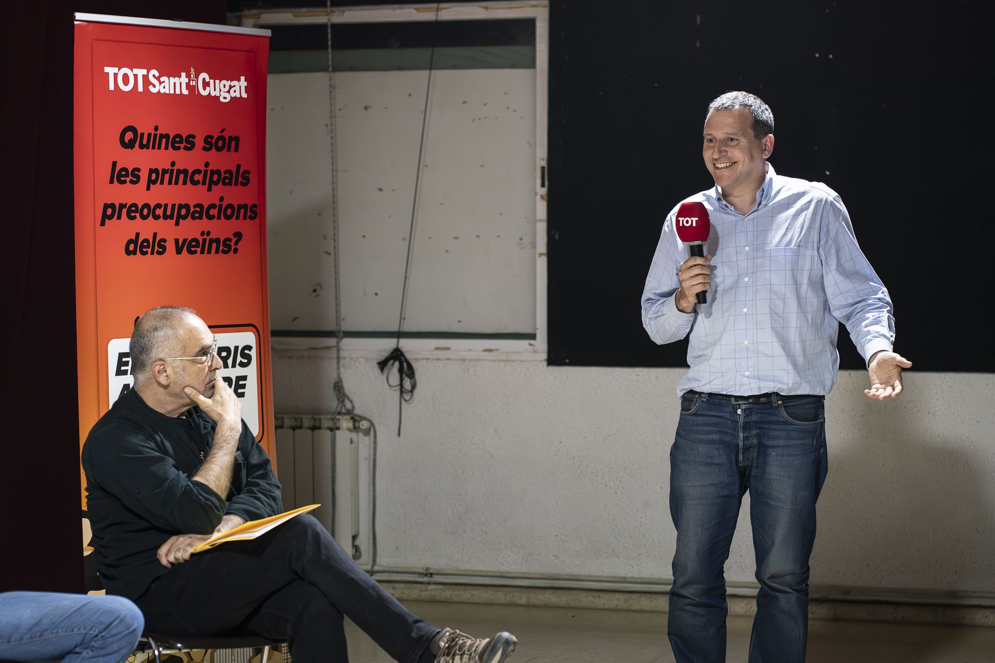 Debat a la Floresta del cicle 'Els barris al centre'. FOTO: Mireia Comas TOT Sant Cugat