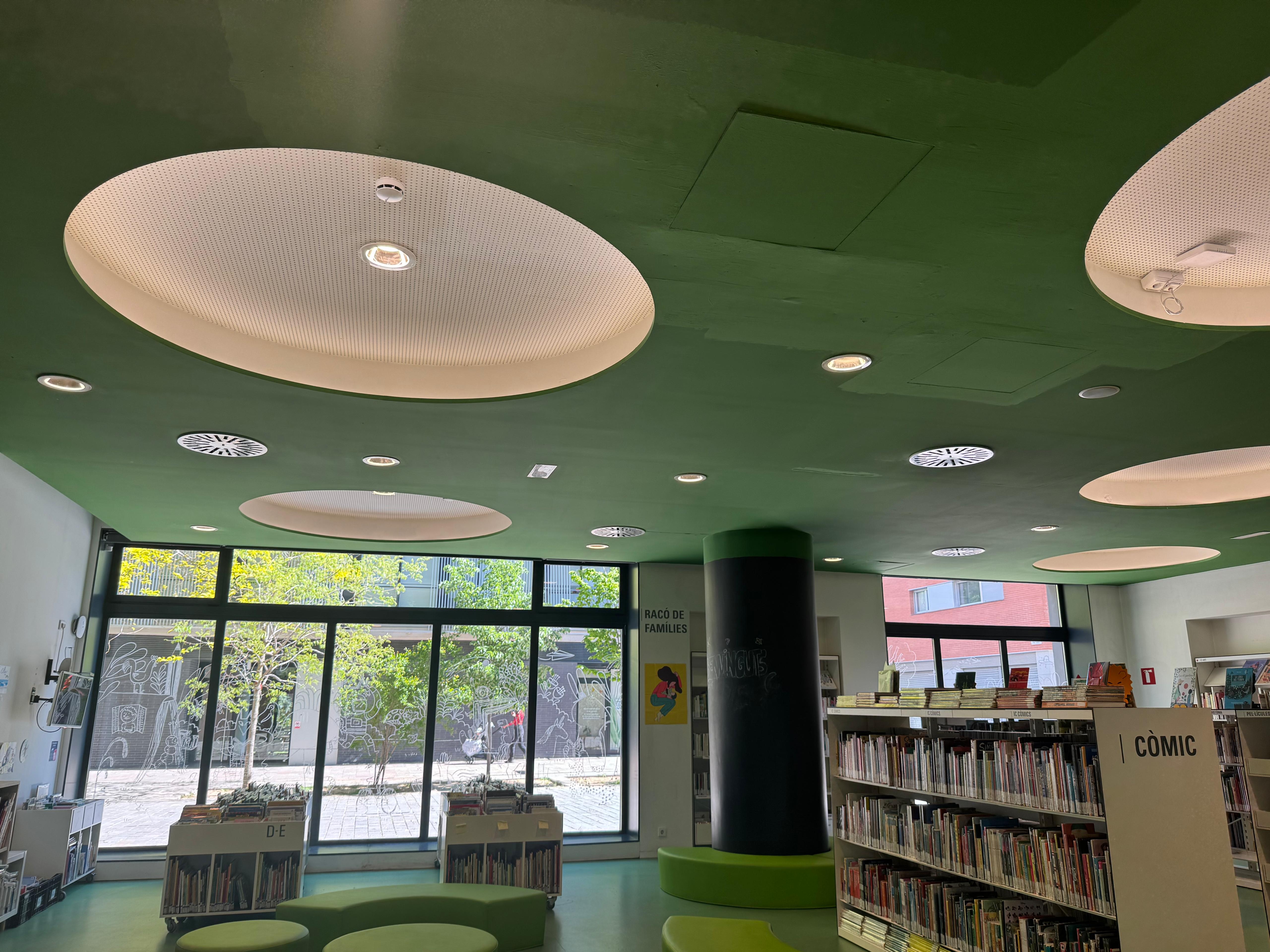 Imatge de la reobertura de la zona infantil de la Biblioteca Miquel Batllori. FOTO: TOT Sant Cugat