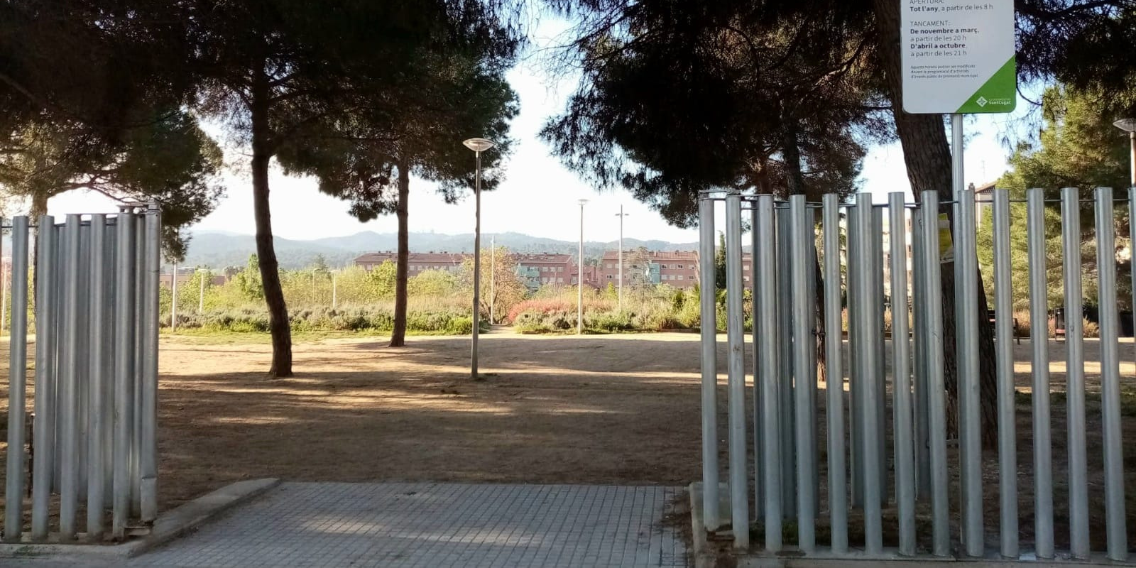 Els Jardins del Vallès tancaran a la nit. FOTO: Ajuntament