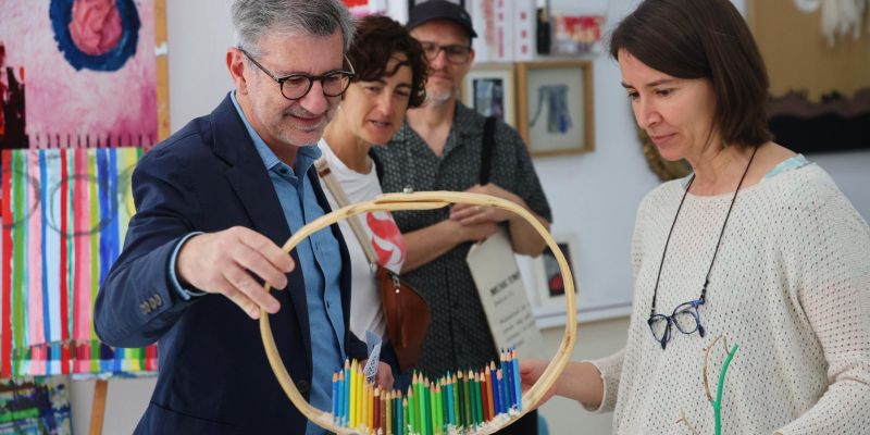 Sant Cugat protanitza l'èxit del Dia de l'Art gràcies al talent local. FOTO: Ajuntament