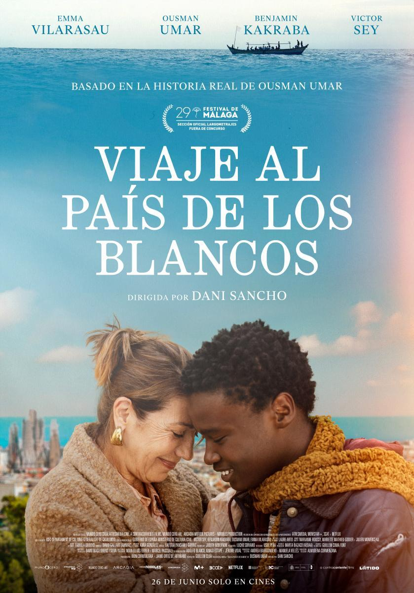 Pòster de la pel·lícula 'Viaje al pais de los blancos'
