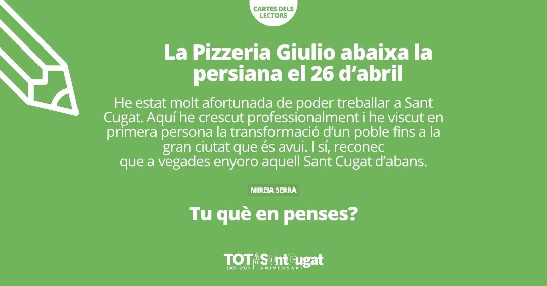 Cartes dels Lectors   TOT Sant Cugat   Històries Instagram