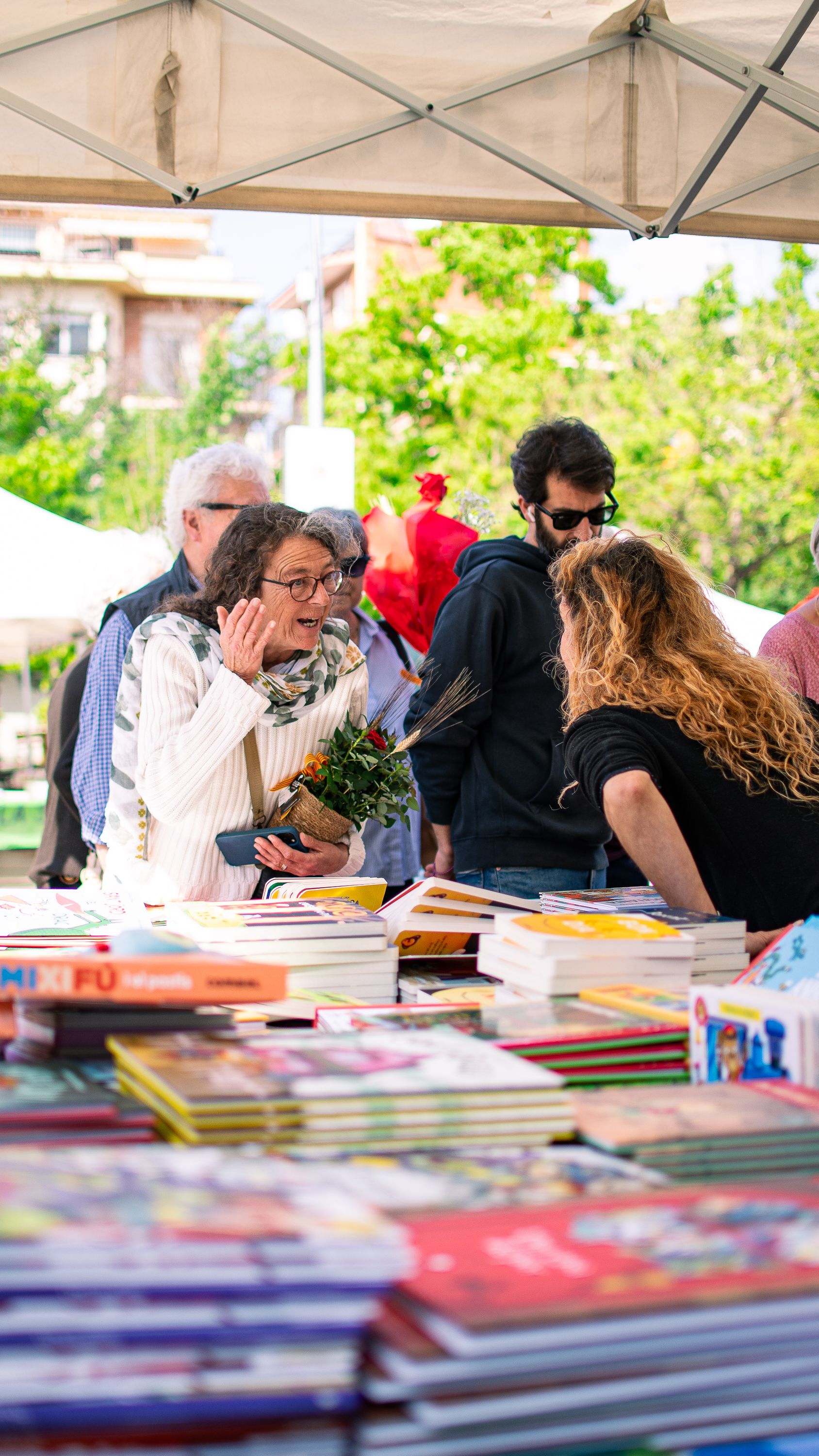 Sant Jordi 2026 a Sant Cugat. FOTO: Pol Rodríguez
