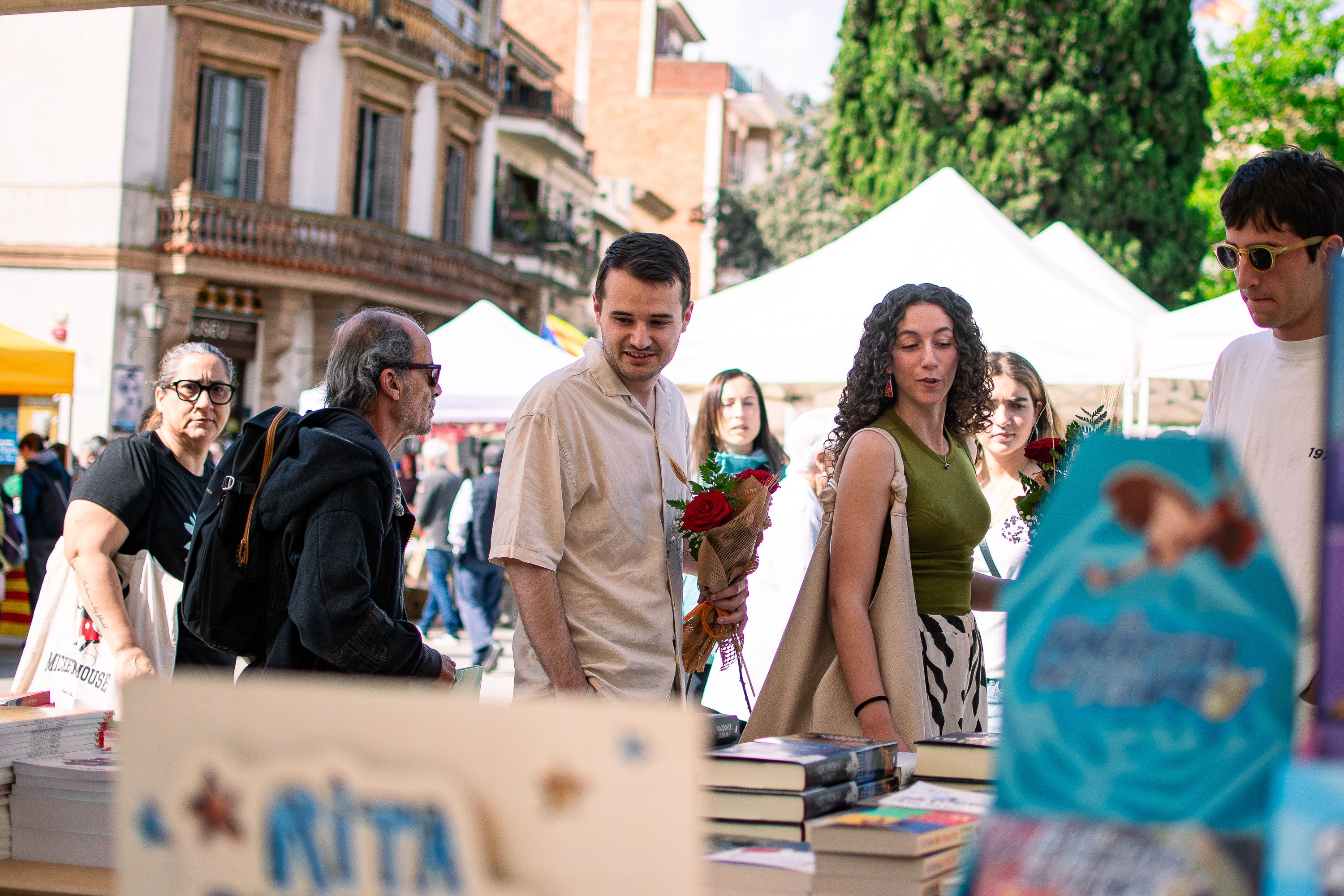 Sant Jordi 2026 a Sant Cugat. FOTO: Pol Rodríguez