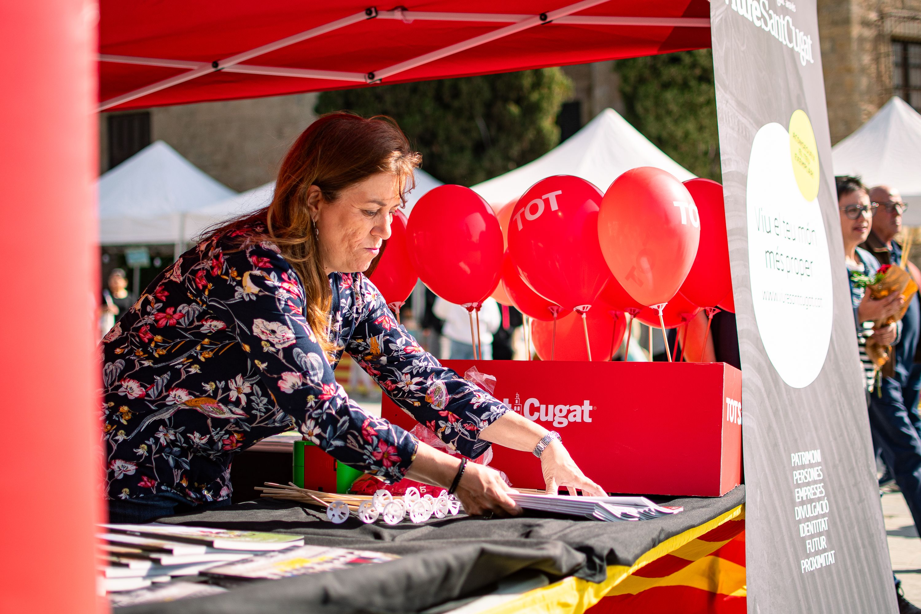 Sant Jordi 2026 a Sant Cugat. FOTO: Pol Rodríguez
