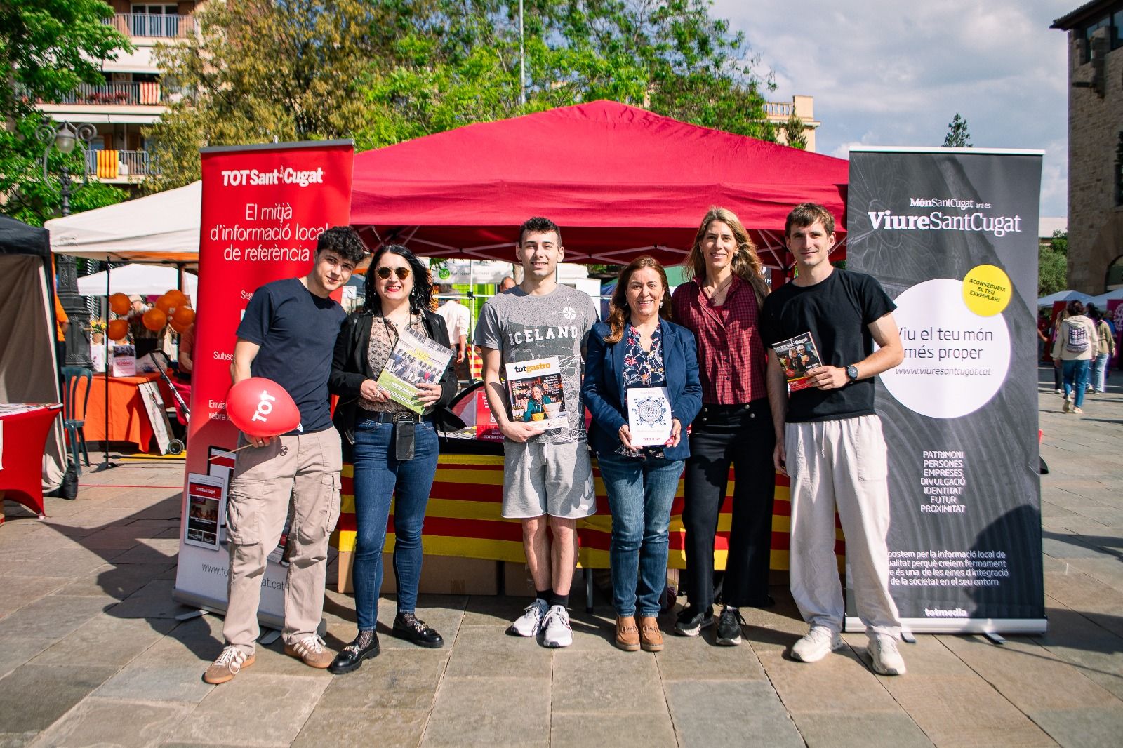 Sant Jordi 2026 a Sant Cugat. FOTO: Pol Rodríguez