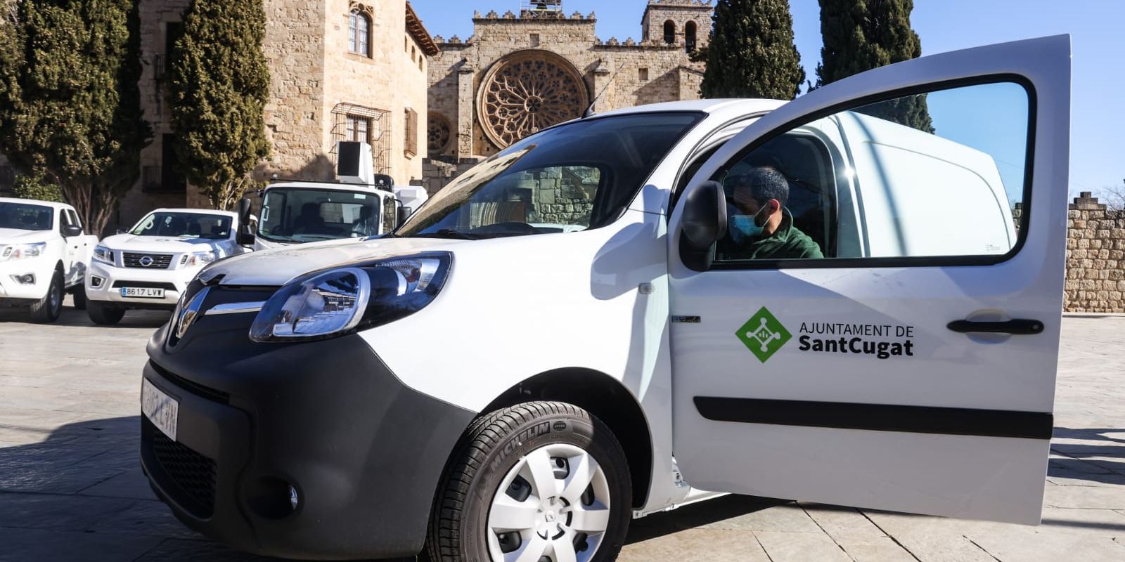 Una de les darreres renovacions de la flota de vehicles de la brigada municipal de Sant Cugat. FOTO: Cedida
