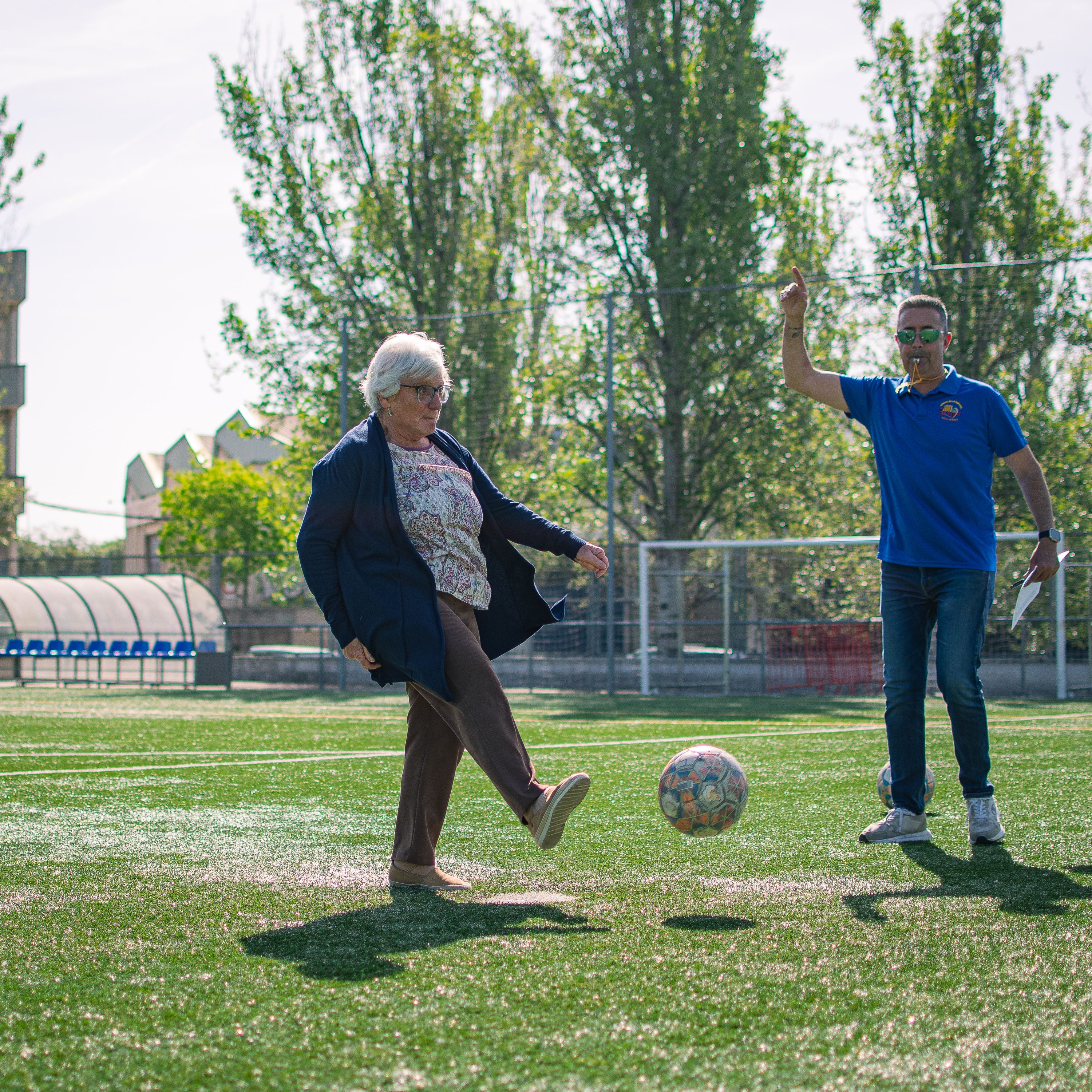 “Marca-li un gol a l’Alzheimer” 2026. FOTO: Pol Rodríguez