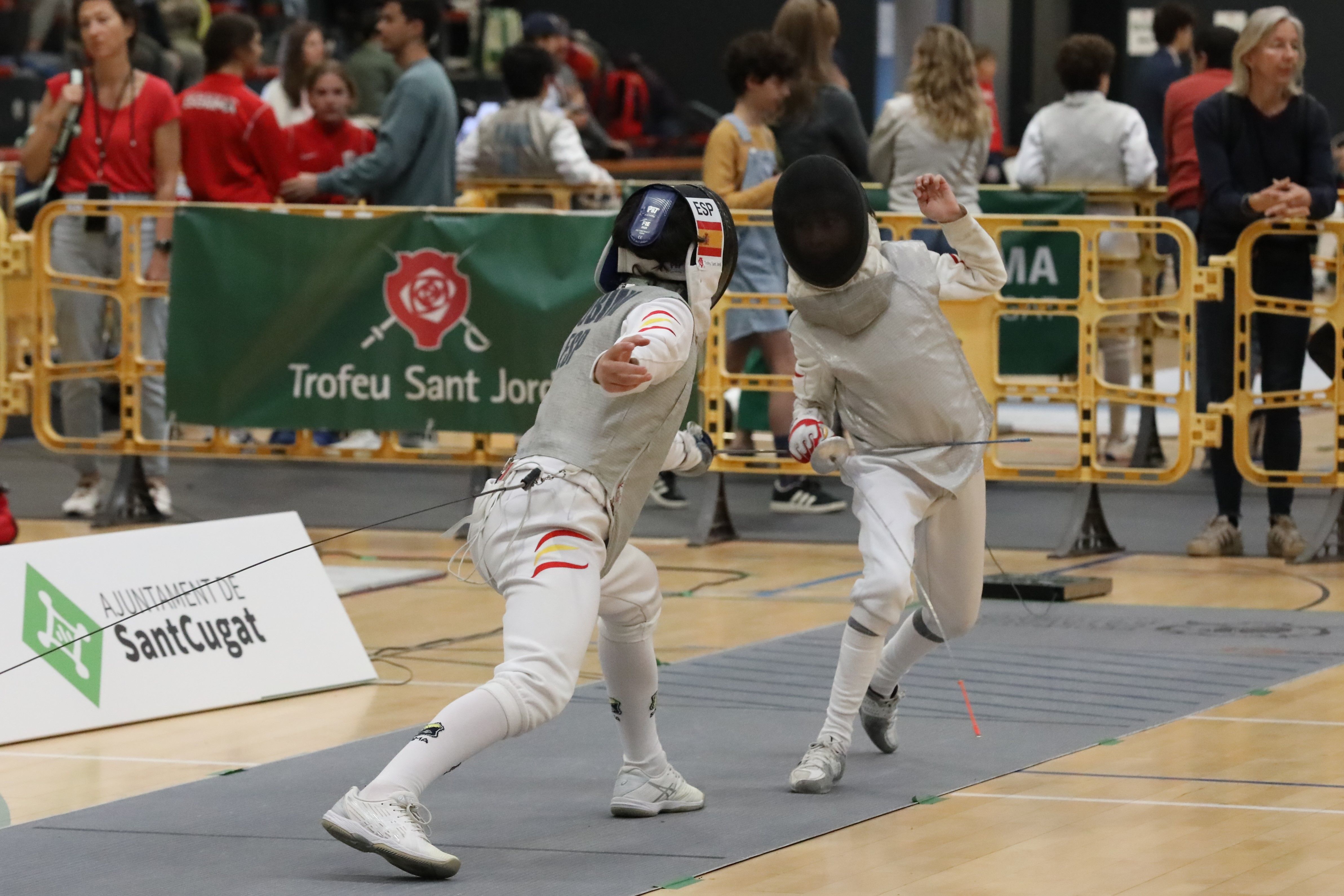 Sant Cugat es posiciona com a referent de l'esgrima internacional amb més de 400 tiradors. FOTO: Cedida