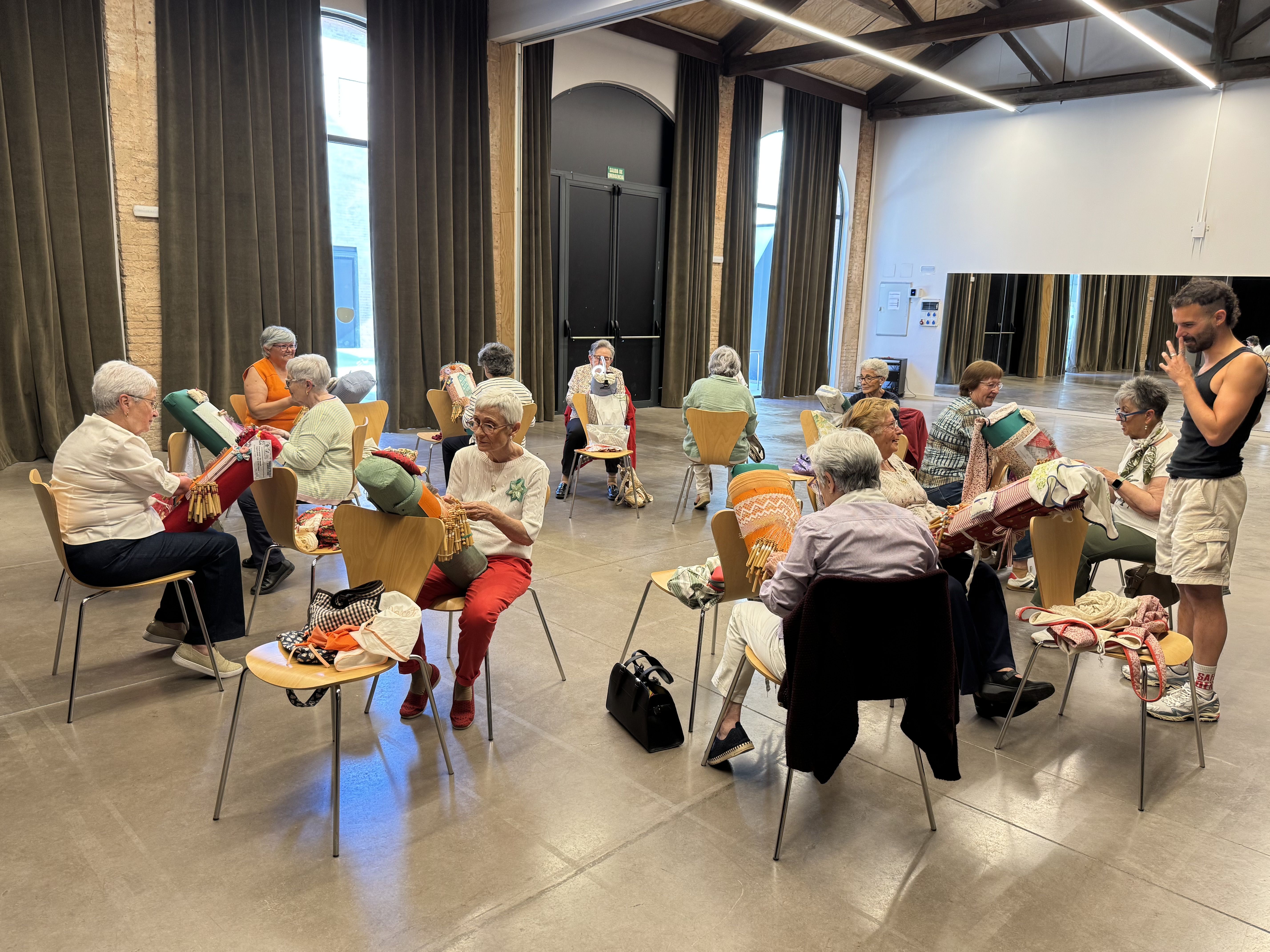 Les puntaires Les Noies de Sant Cugat de La Unió Santcugatenca. FOTO: TOT Sant Cugat