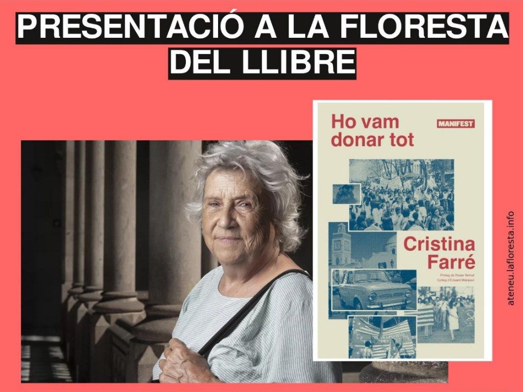 presentacio llibre ho vam donar tot cristina farre