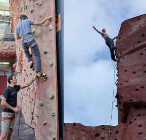 Força i equilibri al rocòdrom: recepta contra l’envelliment. FOTO: Cedida
