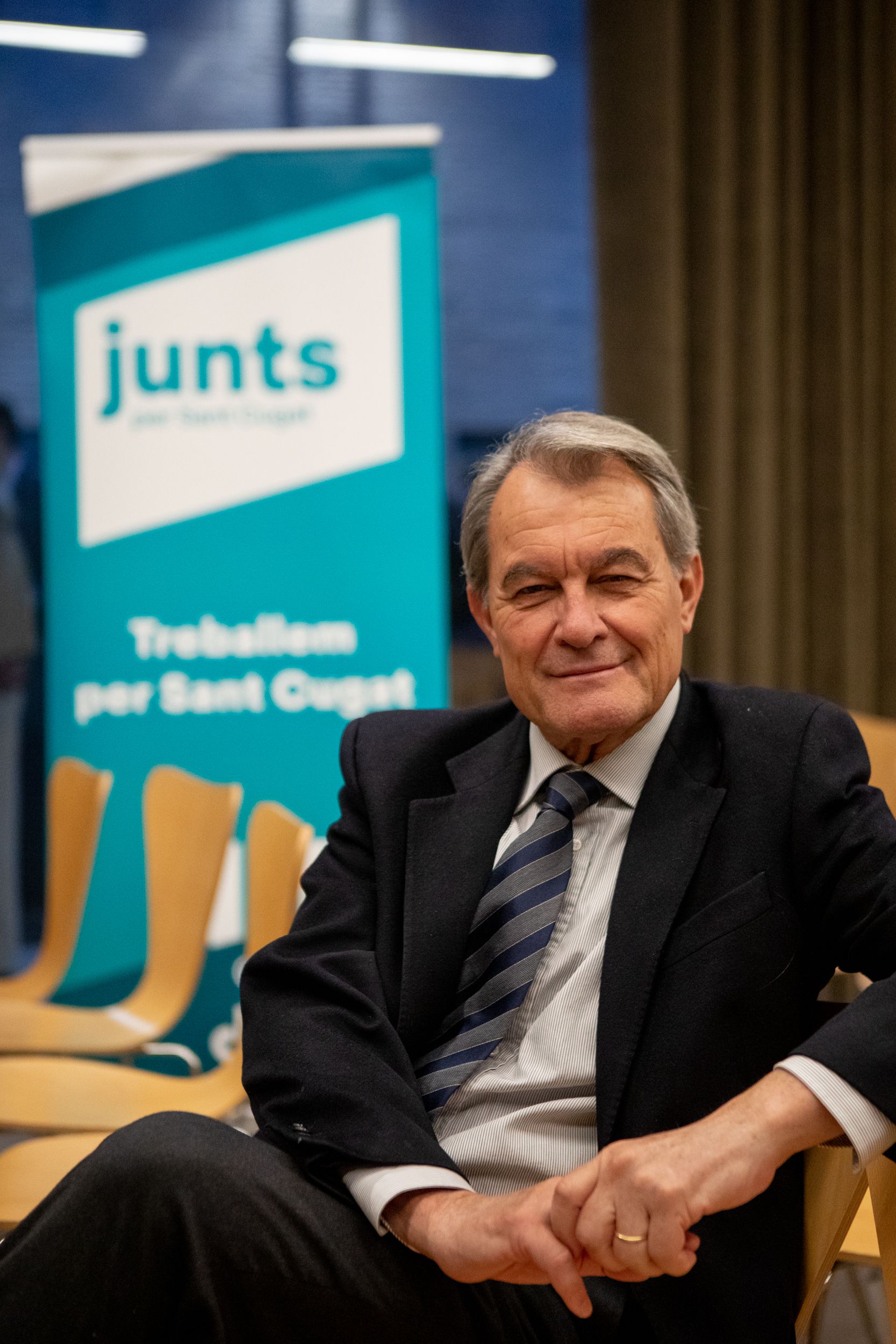 Acte de ratificació de Josep Maria Vallès. FOTO: Joana Arribas