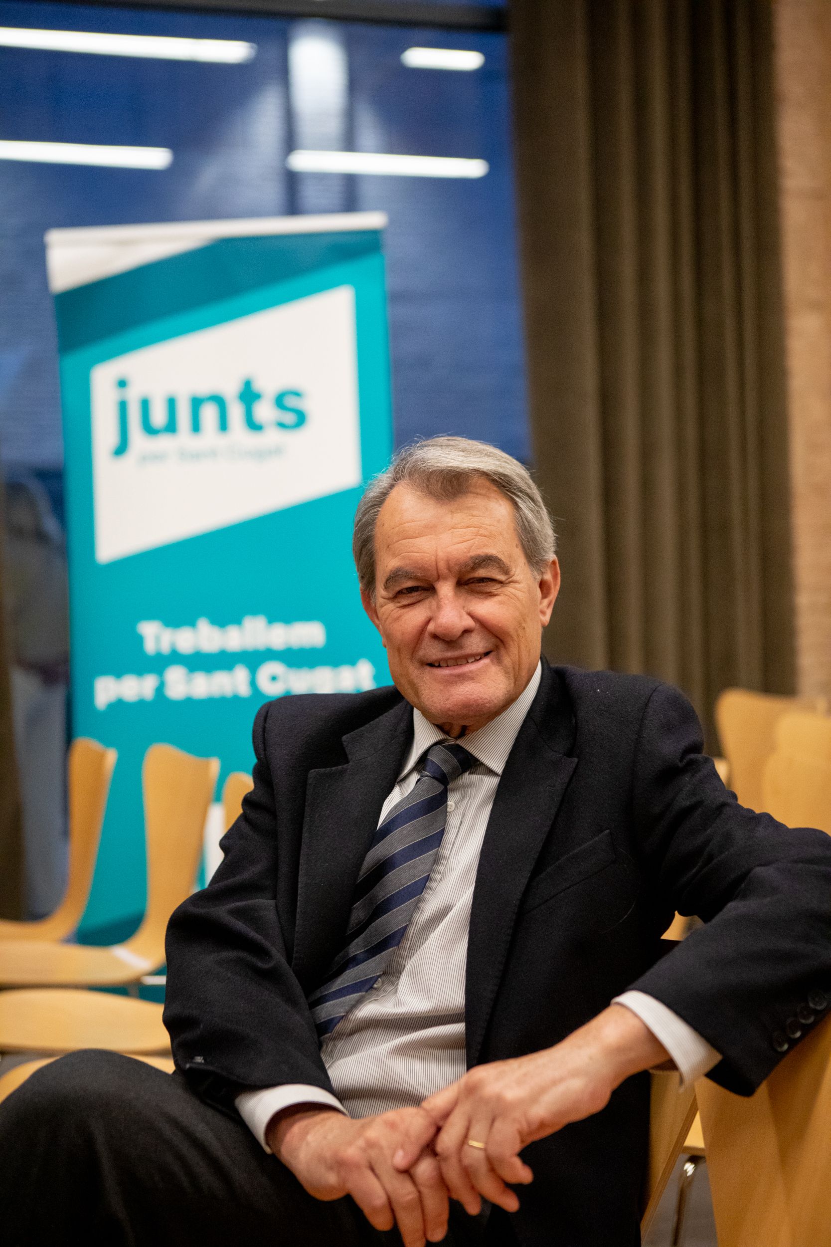 Acte de ratificació de Josep Maria Vallès. FOTO: Joana Arribas