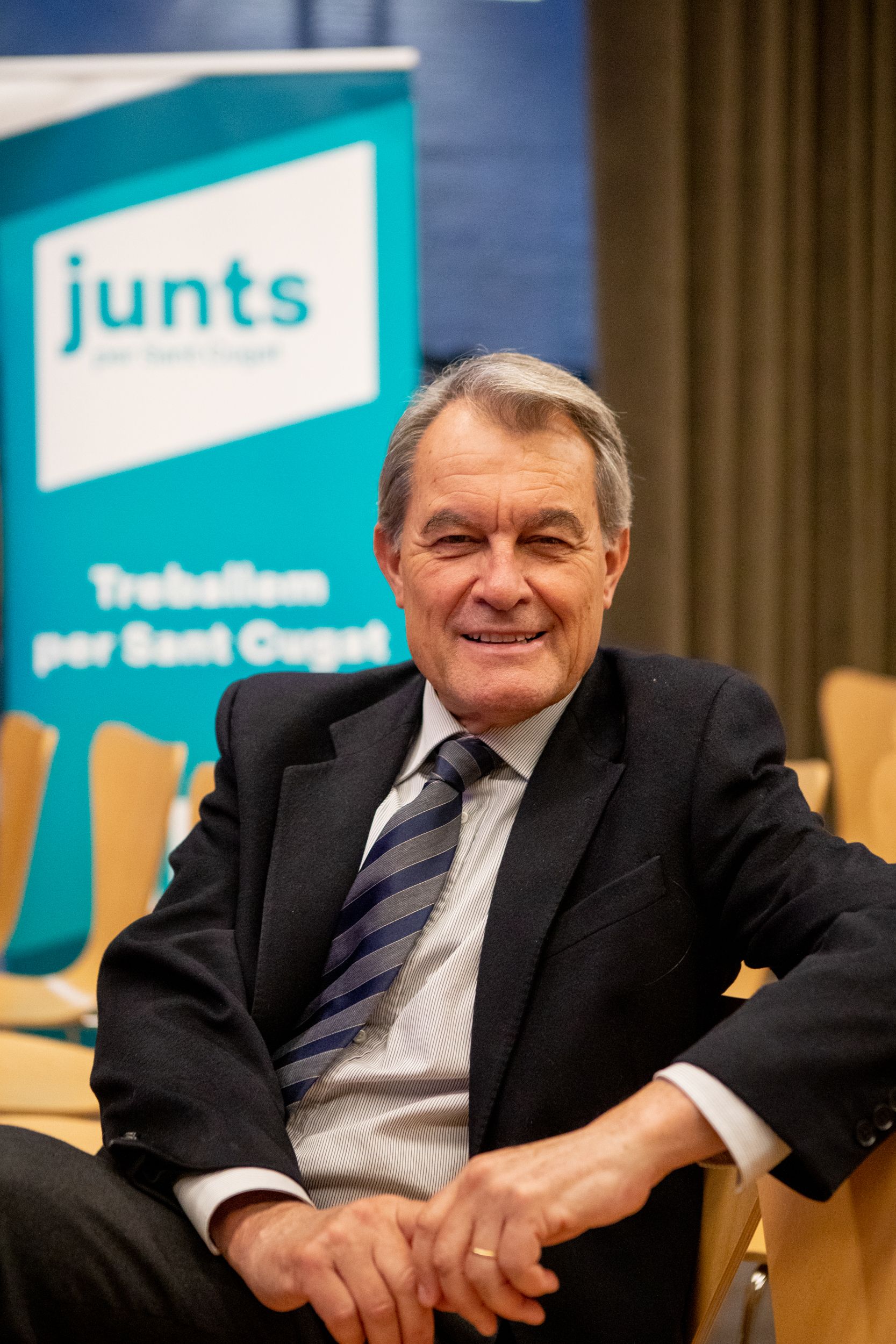 Acte de ratificació de Josep Maria Vallès. FOTO: Joana Arribas