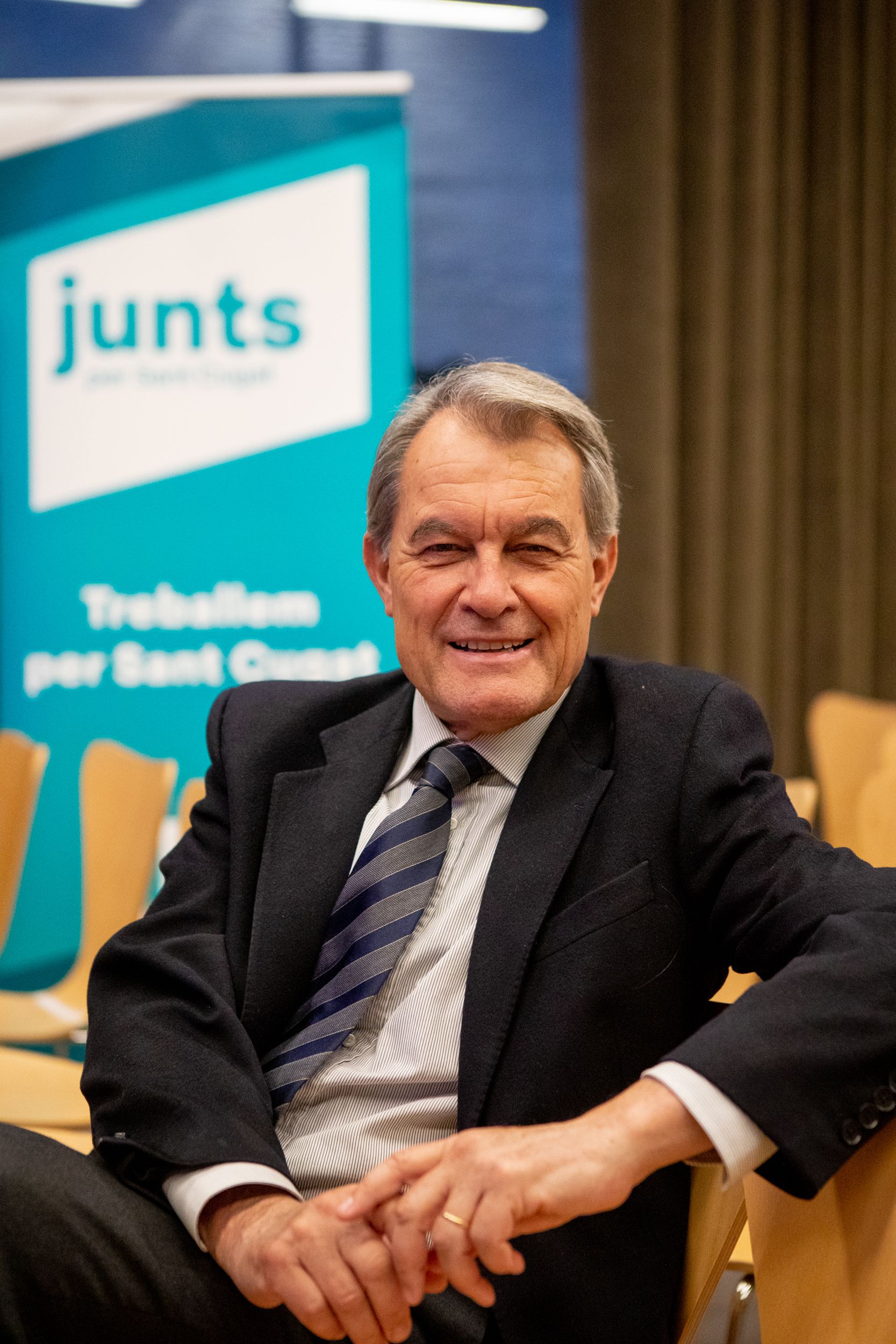 Acte de ratificació de Josep Maria Vallès. FOTO: Joana Arribas