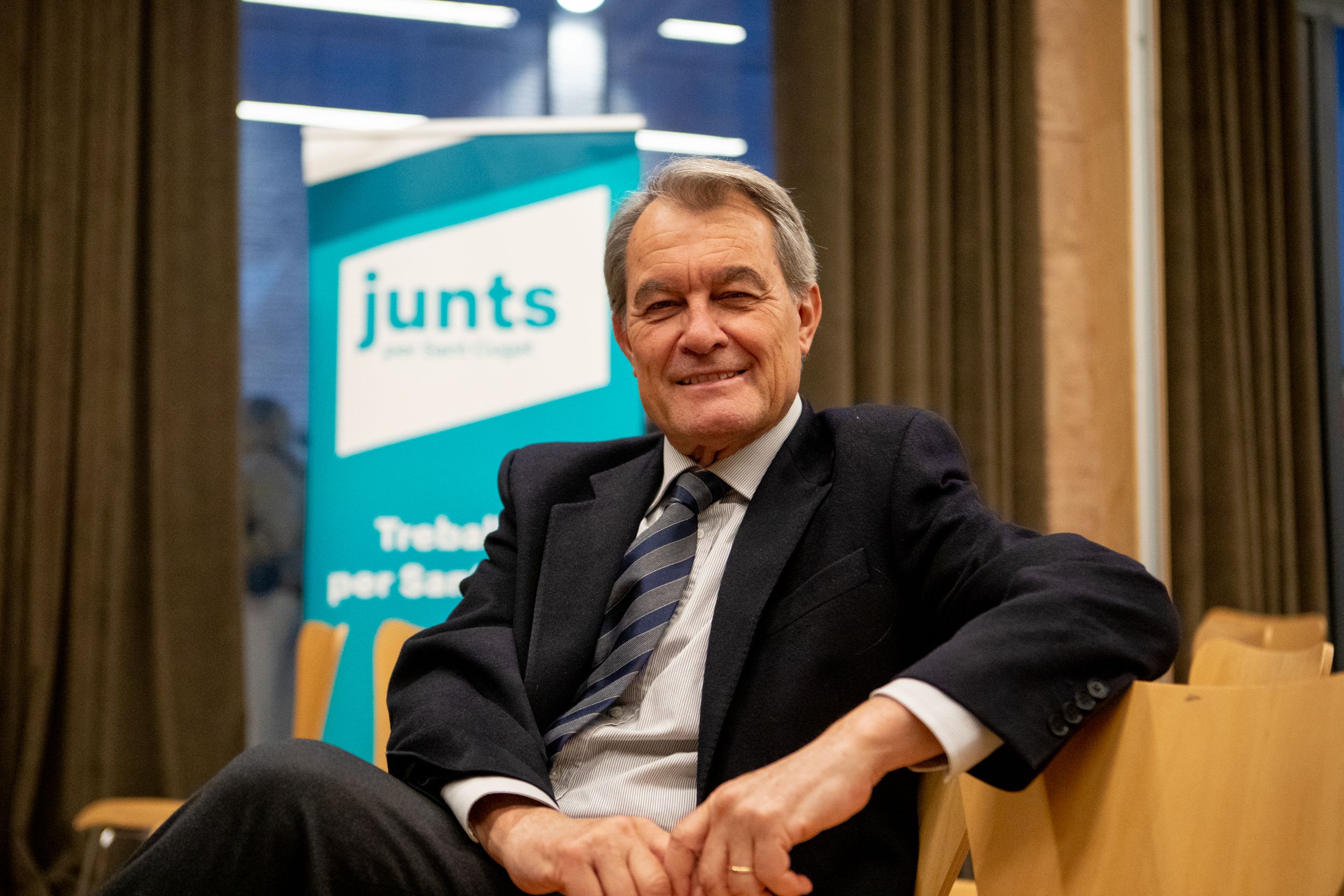 Acte de ratificació de Josep Maria Vallès. FOTO: Joana Arribas