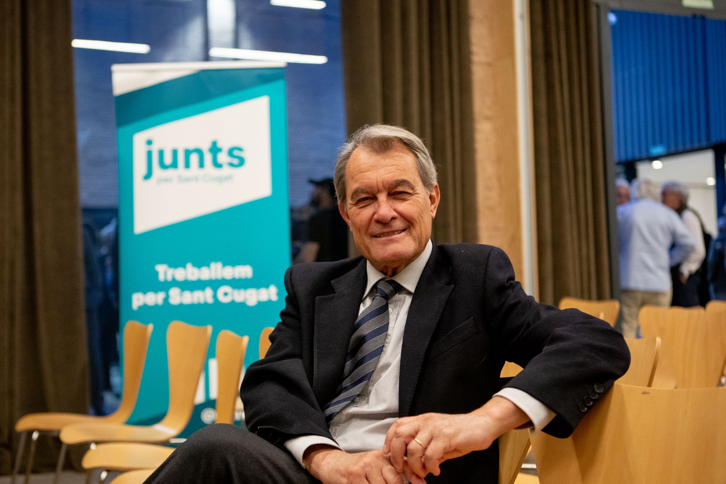 Acte de ratificació de Josep Maria Vallès. FOTO: Joana Arribas