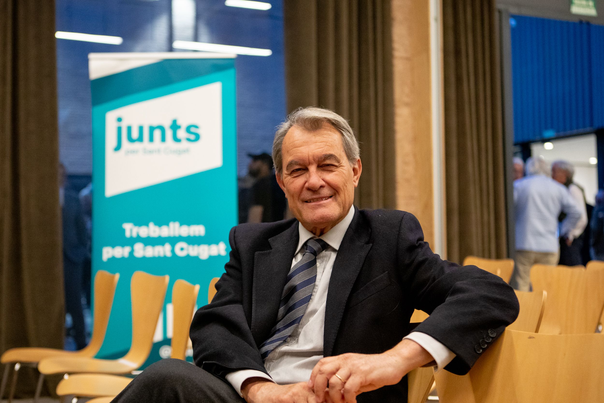 Acte de ratificació de Josep Maria Vallès. FOTO: Joana Arribas